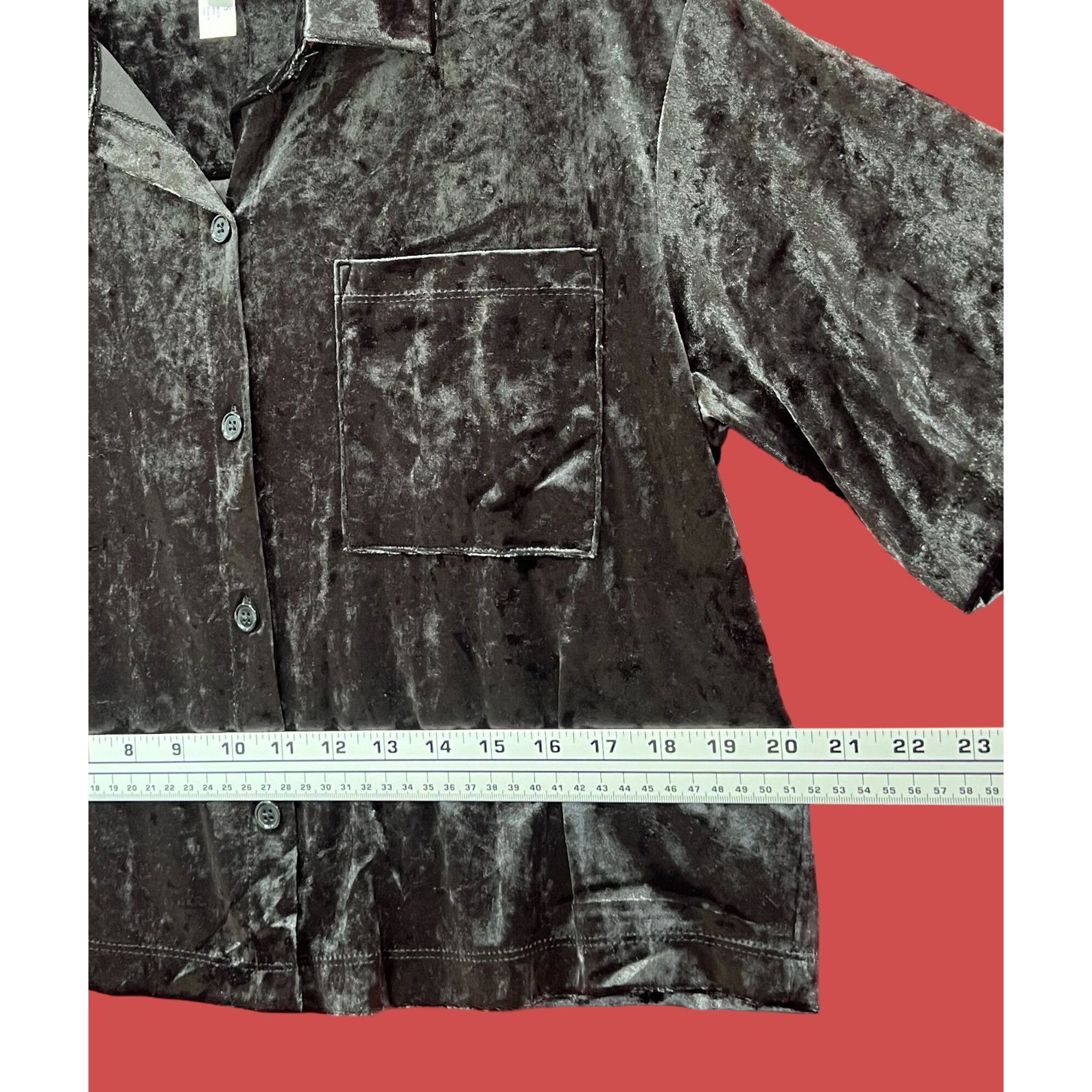 Other Star Above - Women's Sleep Shirt Short Sleeve Front Button D Size ONE SIZE - 5 Thumbnail