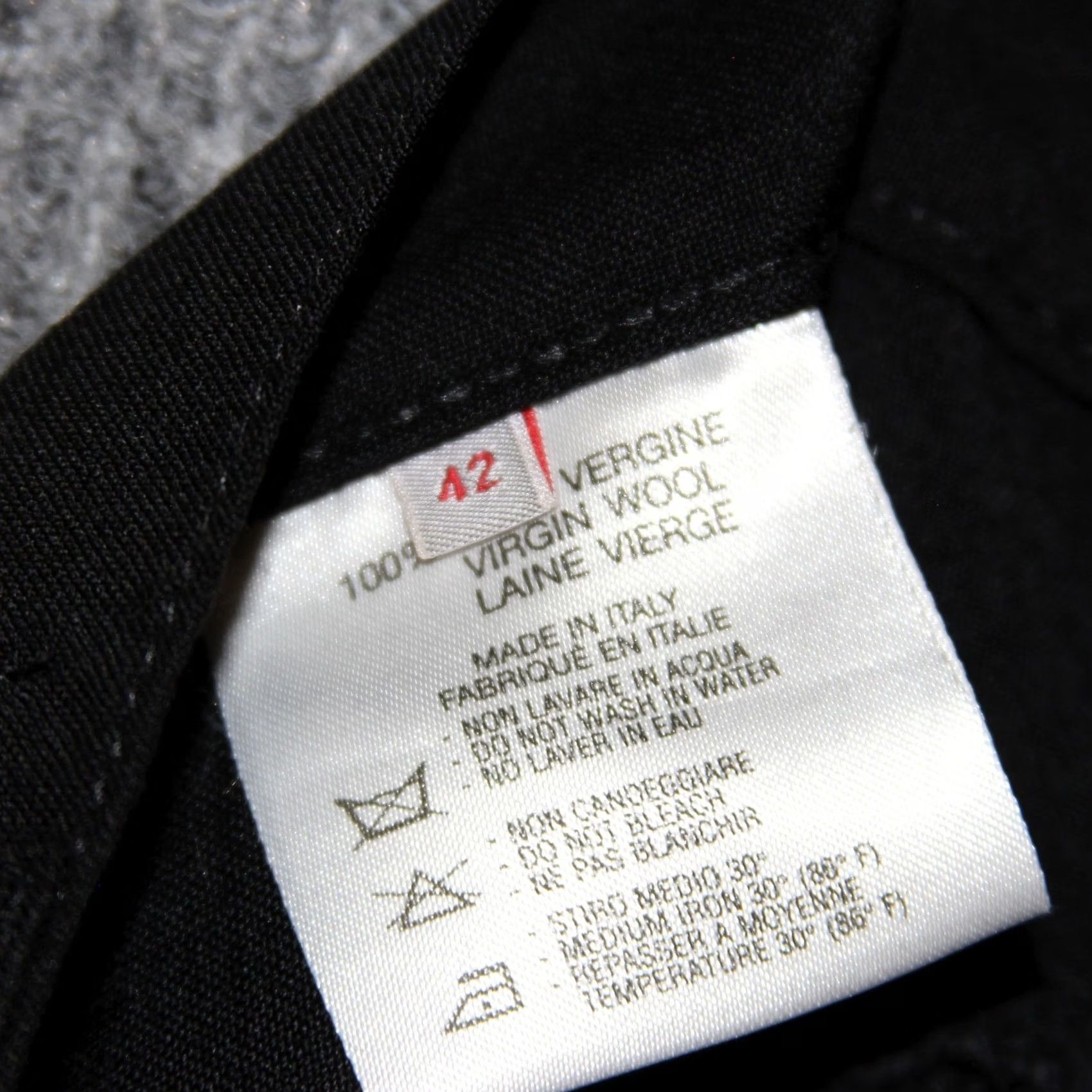 Versace Versace Classic Dress Pants Trousers Italy Size 42 Black Virgin Wool VTG Men's Size US 42 / EU 58 - 6 Thumbnail