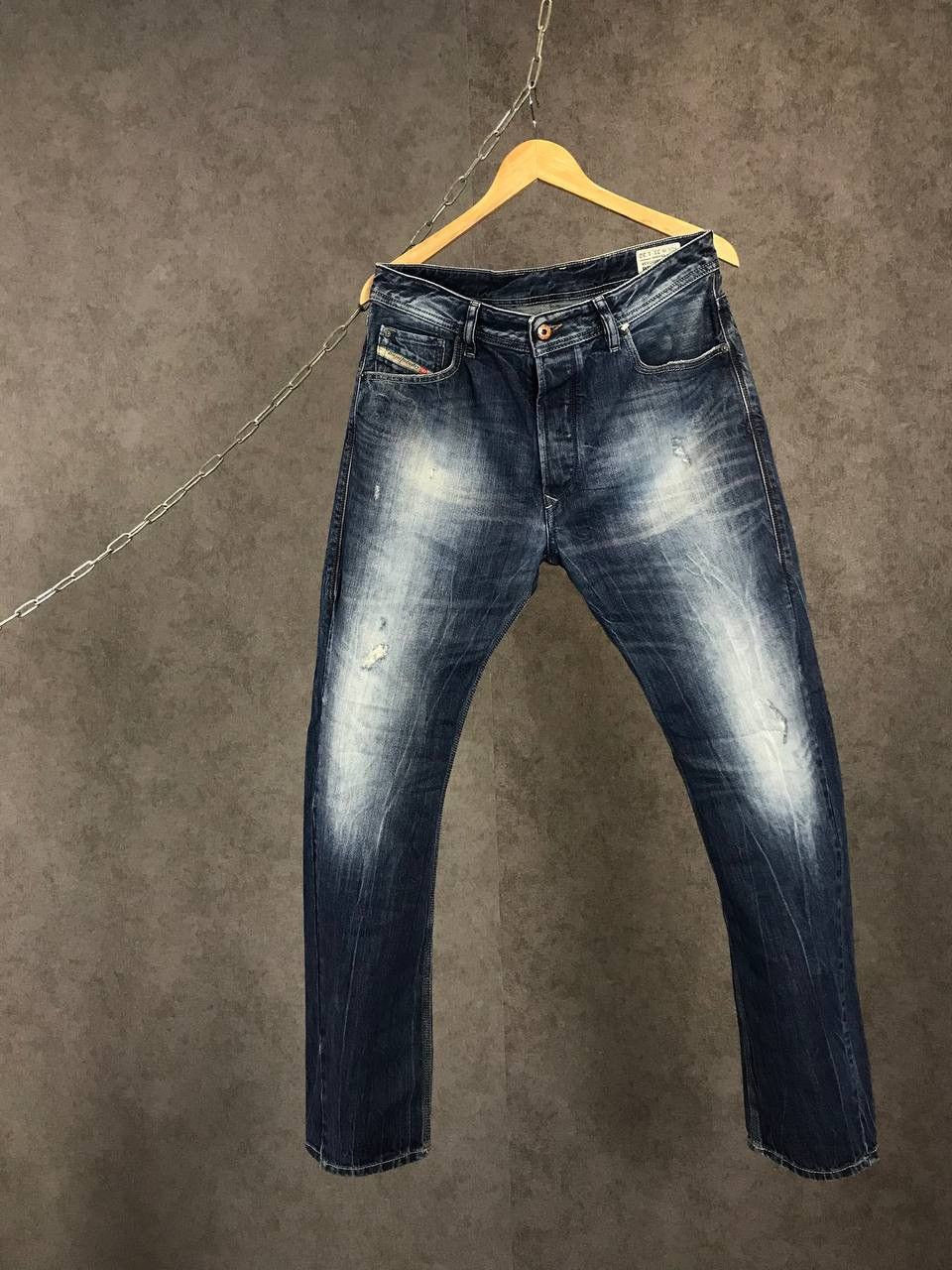Diesel Diesel distressed denim designer bravefort jeans Size US 32 / EU 48 - 1 Thumbnail