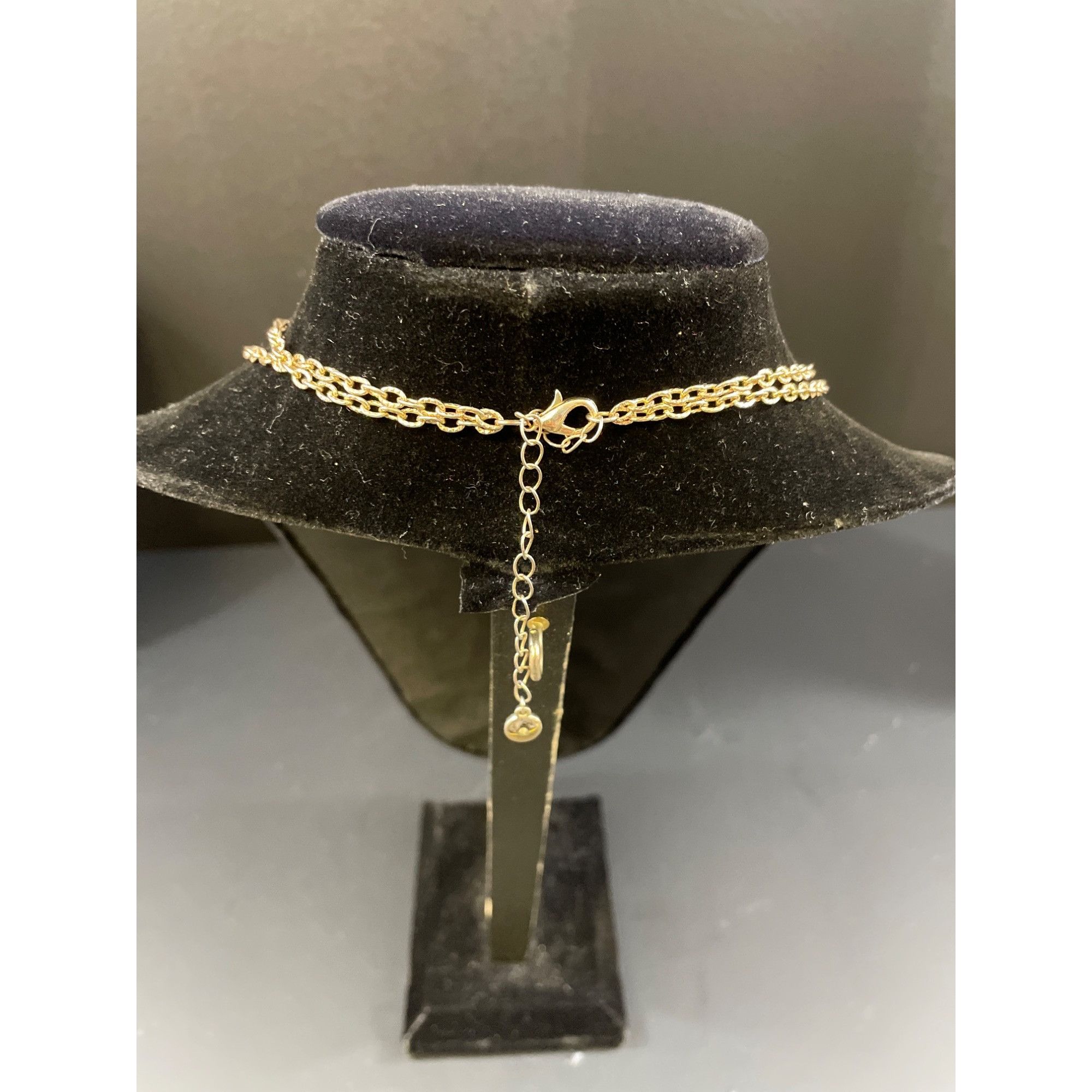 Other Women's Double Layered Gold tone & Leopard Design Necklace 2 Size ONE SIZE - 4 Thumbnail
