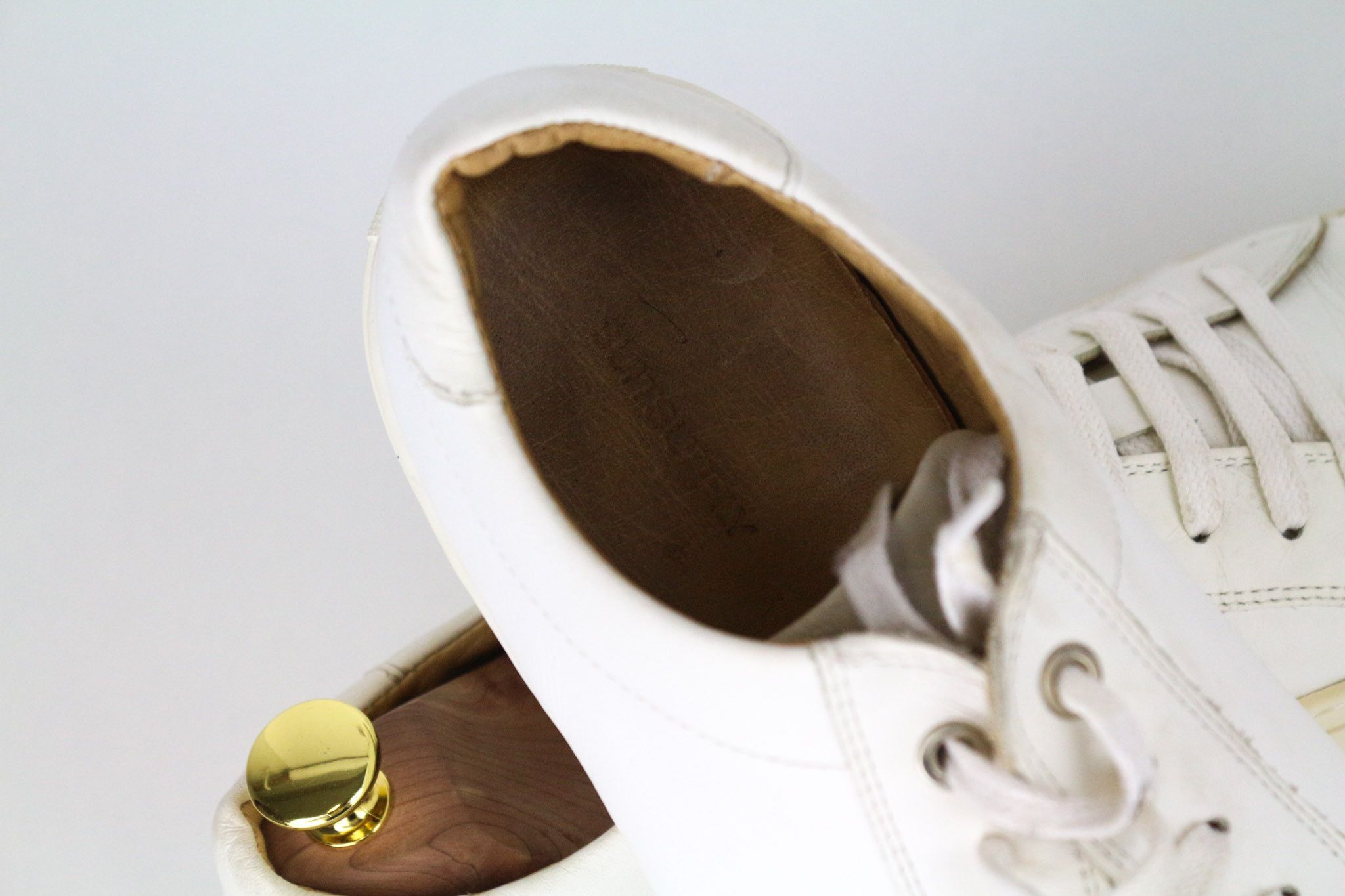 Suitsupply EU39 White Leather Laced Casual Sneakers 73135 Size US 6 / EU 39 - 13 Thumbnail