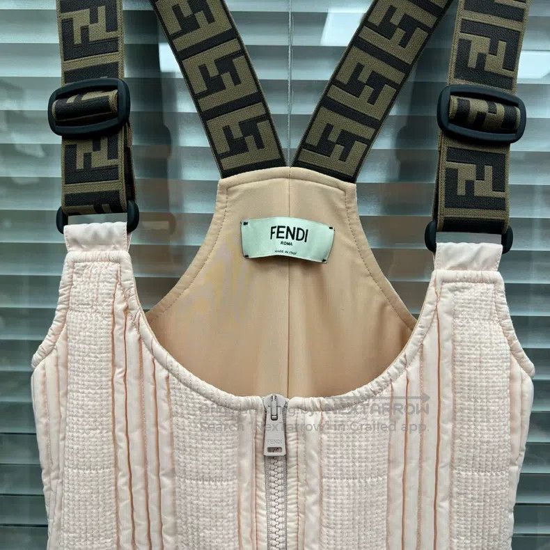 Fendi Fendi Overalls in Naked Pink Size 25" / US 0 / IT 36 - 4 Thumbnail
