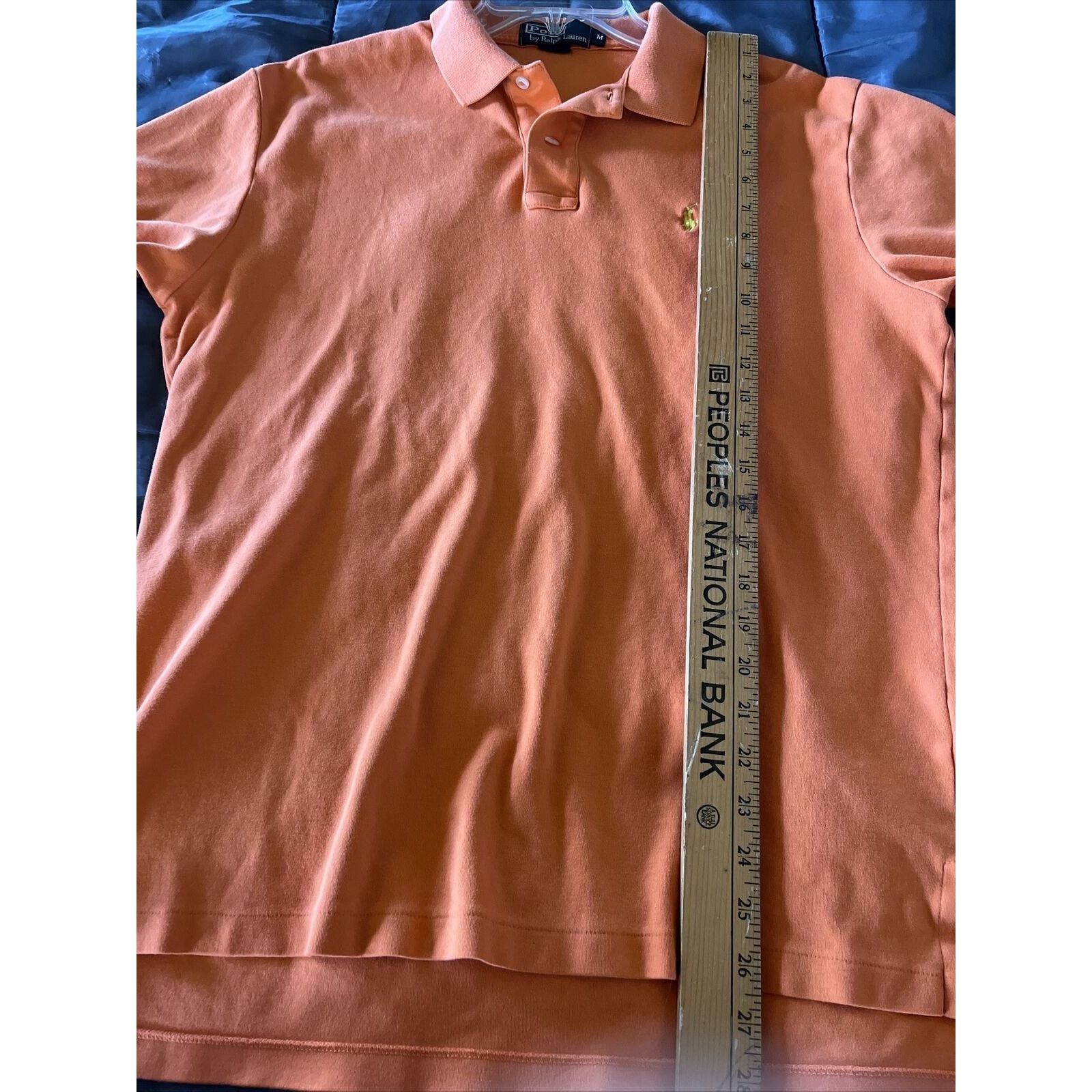 Polo Ralph Lauren Polo Ralph Lauren Men’s M Orange SS Button Cotton Polo Shirt Size US M / EU 48-50 / 2 - 9 Thumbnail