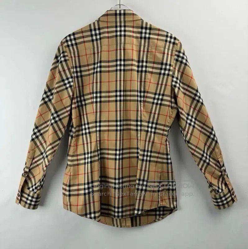 Burberry Burberry Khaki Cotton Women's Shirt. Size S / US 4 / IT 40 - 2 Thumbnail