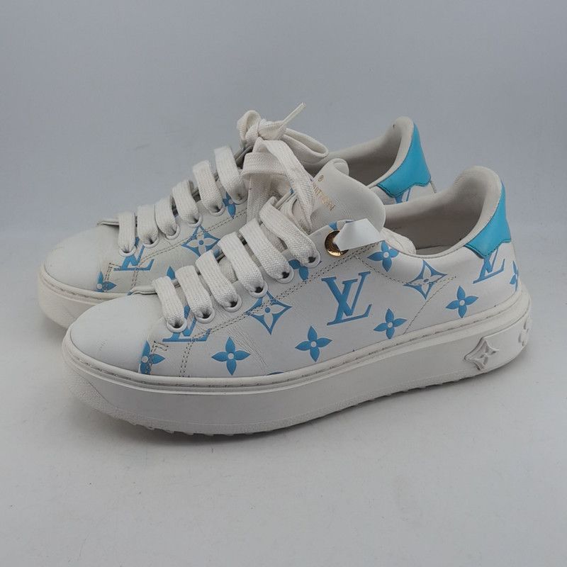 Louis Vuitton Louis Vuitton Time Out Fashion Sneakers for Women 0079 Size US 5 / IT 35 - 1 Thumbnail