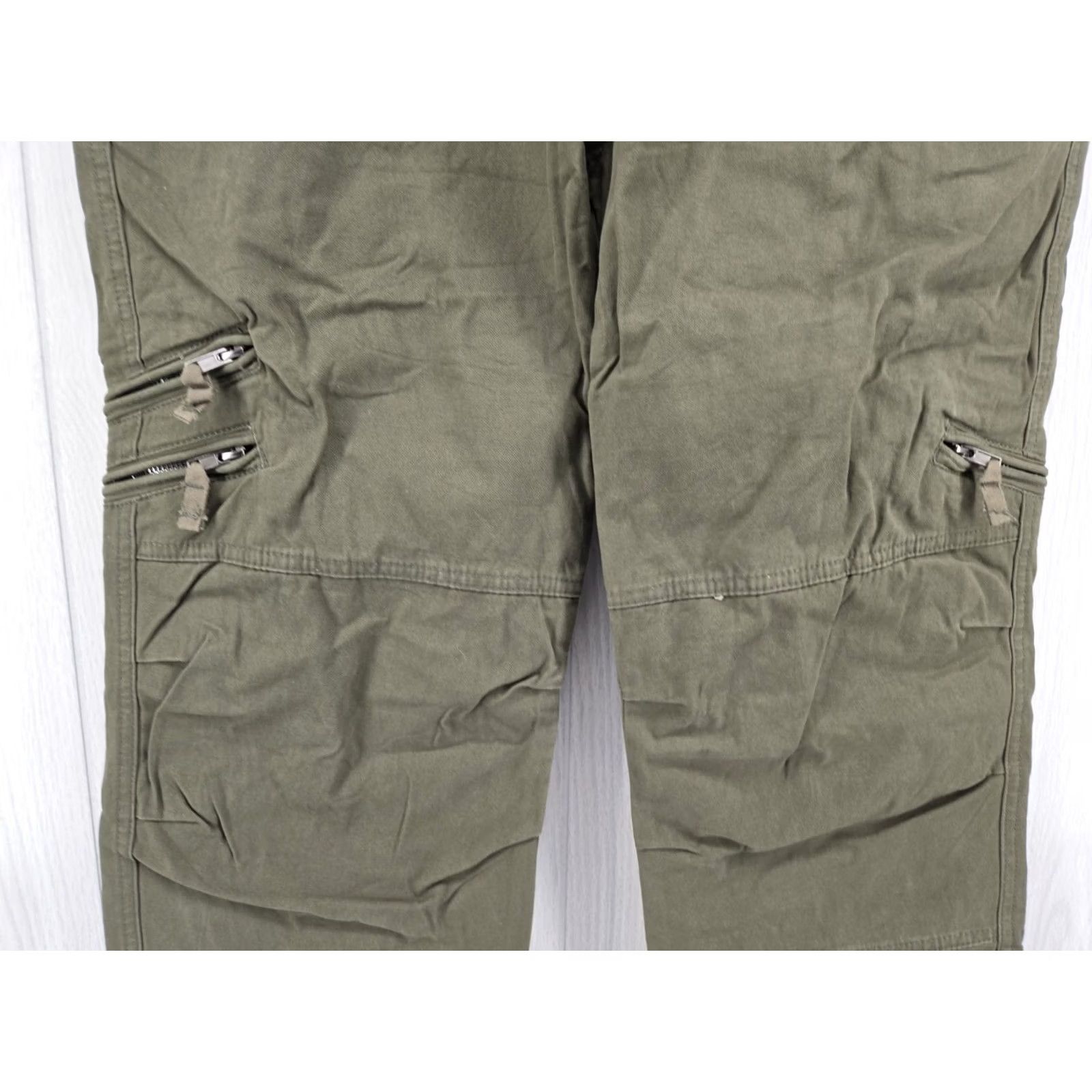 Vintage VINTAGE Union Army Green Cargo Utility Tactical Pants US Army Airborne Patch 34X32 Men Pants Regular 34 Green Cargo Pocket Army Theme 80s 90s Mens Size US 34 / EU 50 - 5 Thumbnail