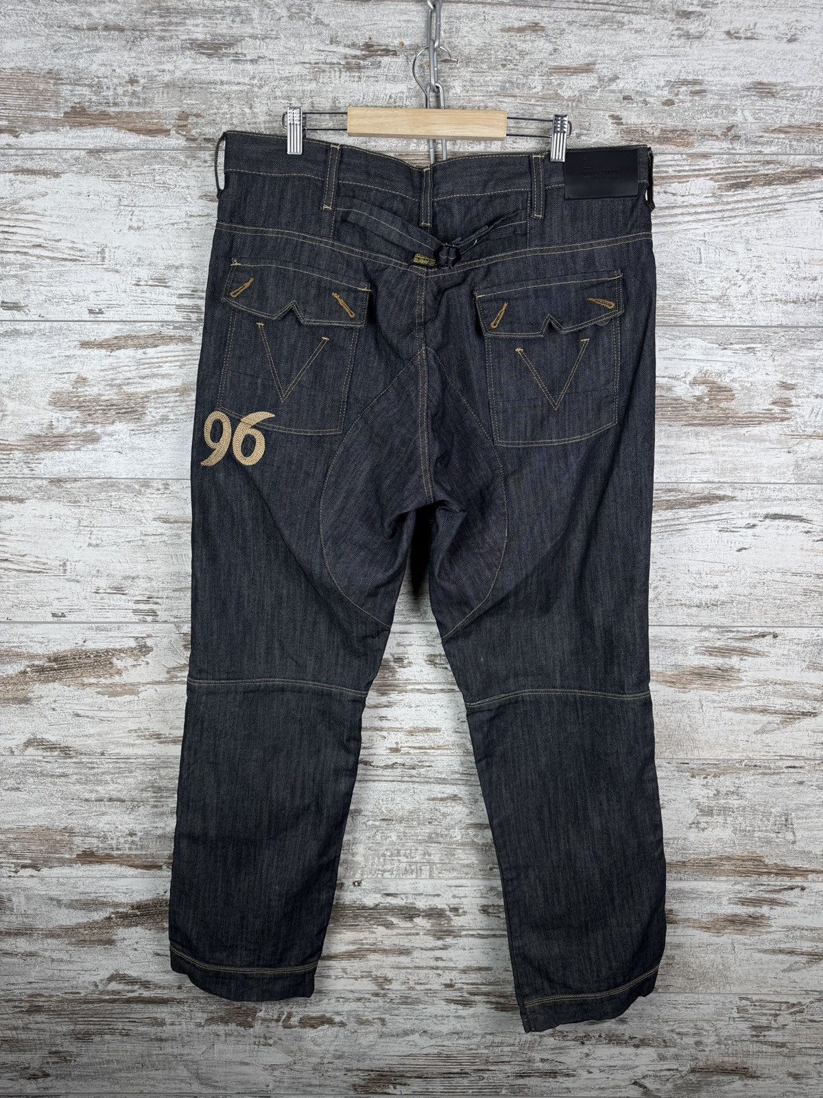 G-Star × Vintage Mens Vintage G star raw 96 jeans denim pants heritage embro Size US 36 / EU 52 - 3 Thumbnail