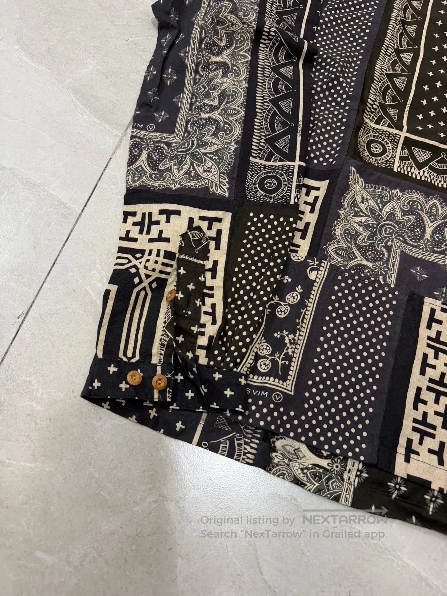 Visvim VISVIM 19SS ICT TUNIC P.O. Black Paisley. Size US M / EU 48-50 / 2 - 2 Thumbnail