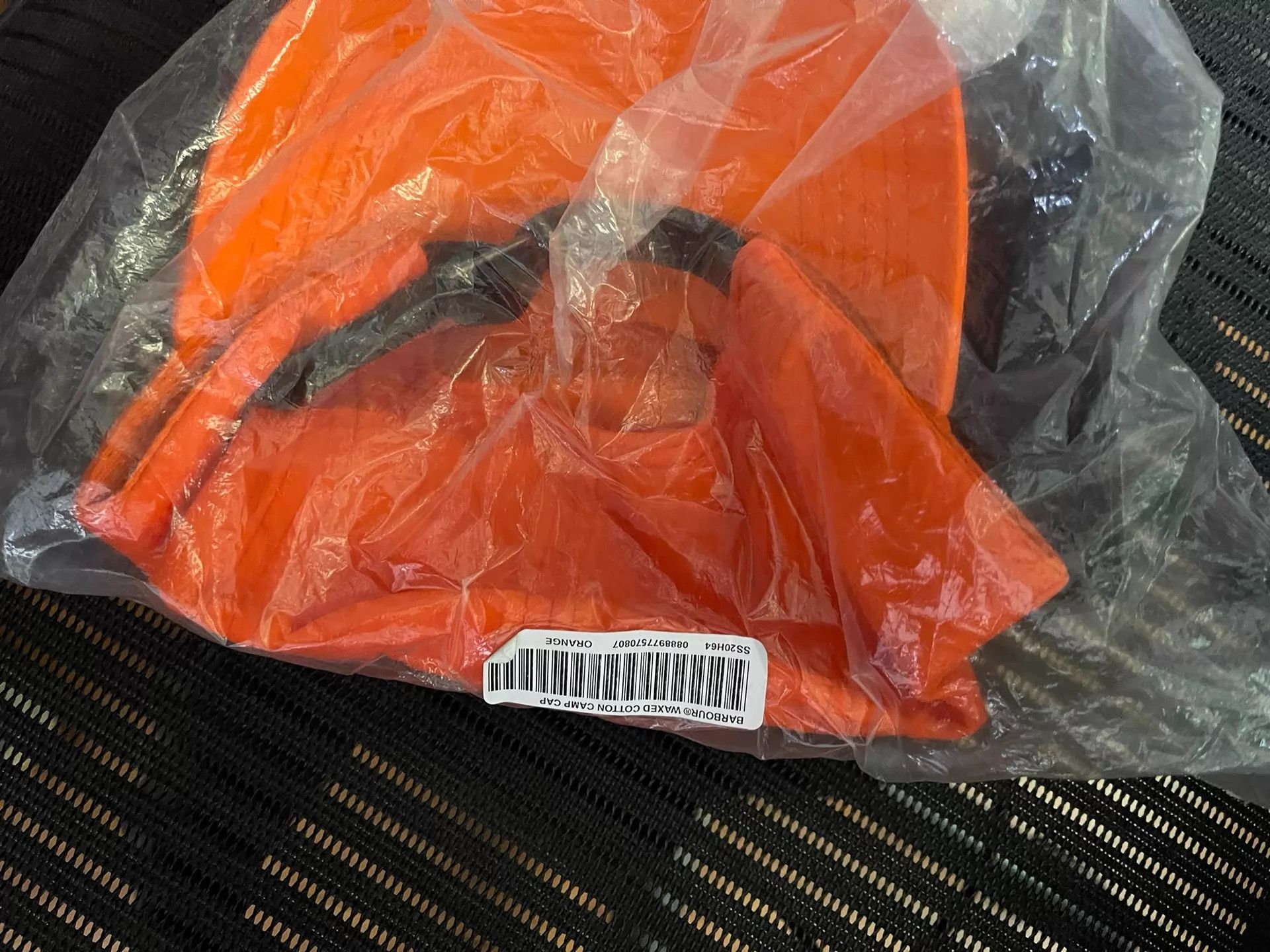 Supreme Supreme Harbour Waxed Orange Camp Cap Leather Buckle Size ONE SIZE - 2 Thumbnail