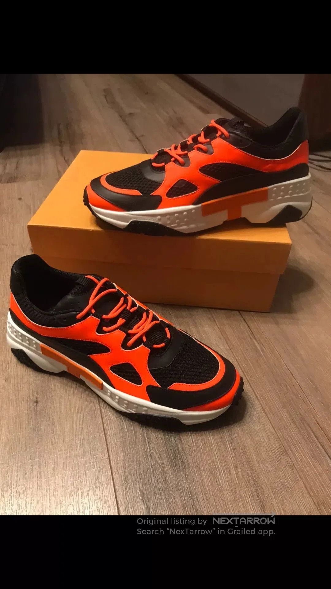 Tod's TOD'S Black Orange White Dad Shoes. Size US 10 / EU 43 - 6 Thumbnail