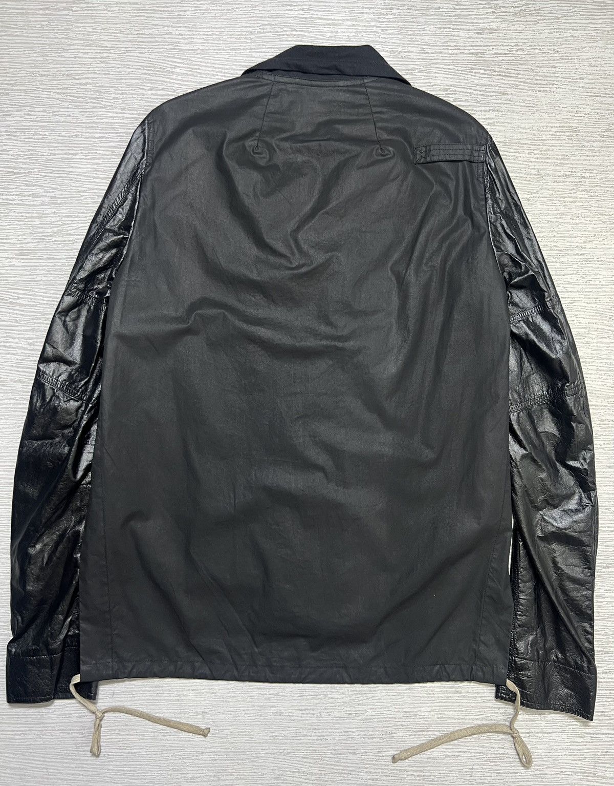 Rick Owens Rick Owens - S/S 15’ - Sliced Leather Biker Jacket Size US M / EU 48-50 / 2 - 7 Thumbnail