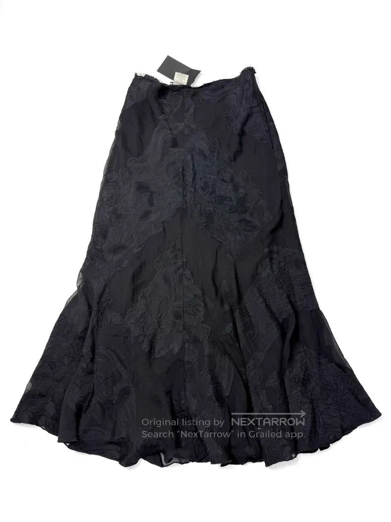 Dries Van Noten Dries Van Noten 3D jacquard fishtail skirt Size 24" / US 00 / IT 34 - 1 Thumbnail