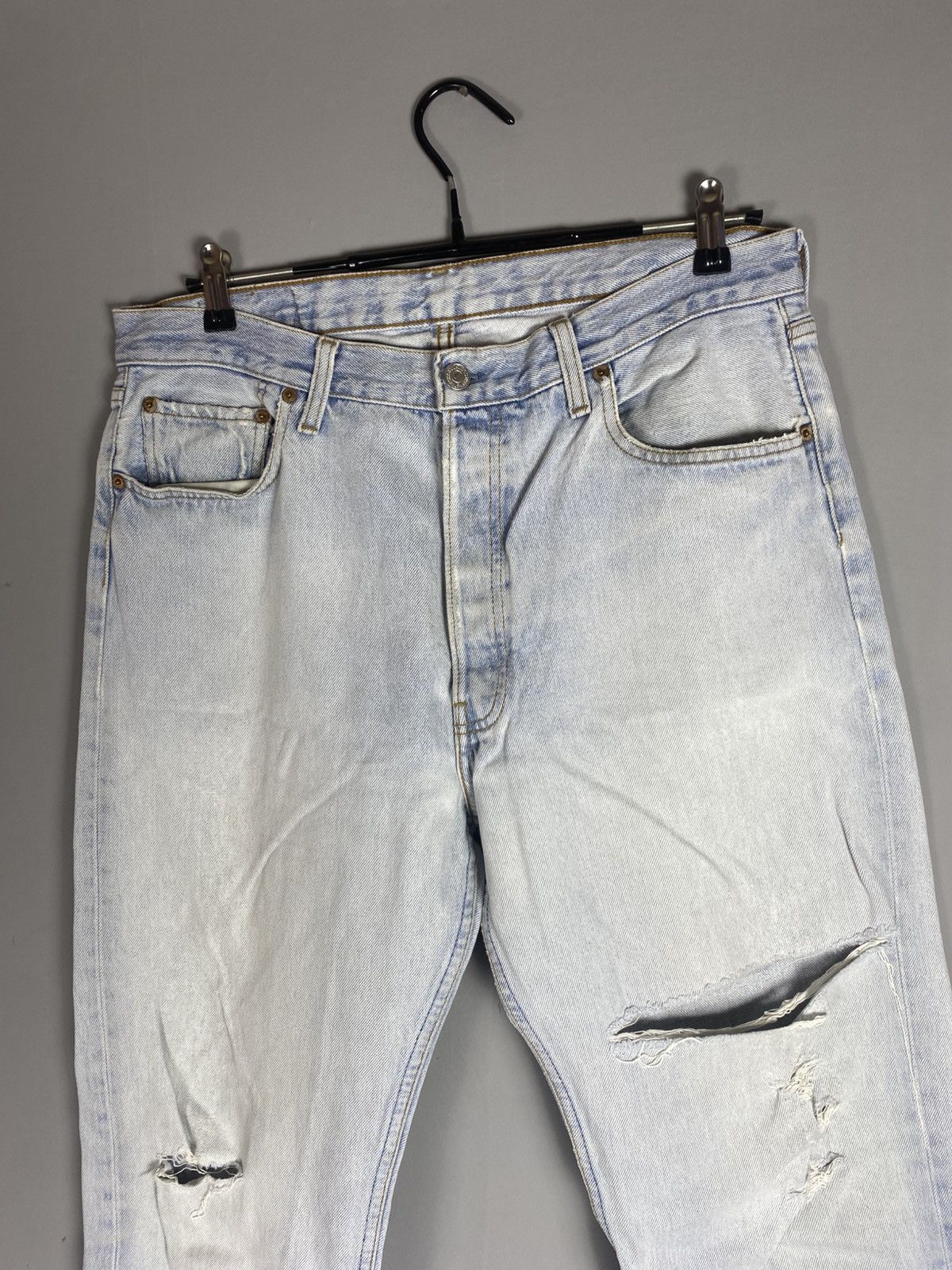 Levi's × Levi's Vintage Clothing × Vintage Vintage 90s Levi’s 501 jeans denim Size US 36 / EU 52 - 6 Thumbnail