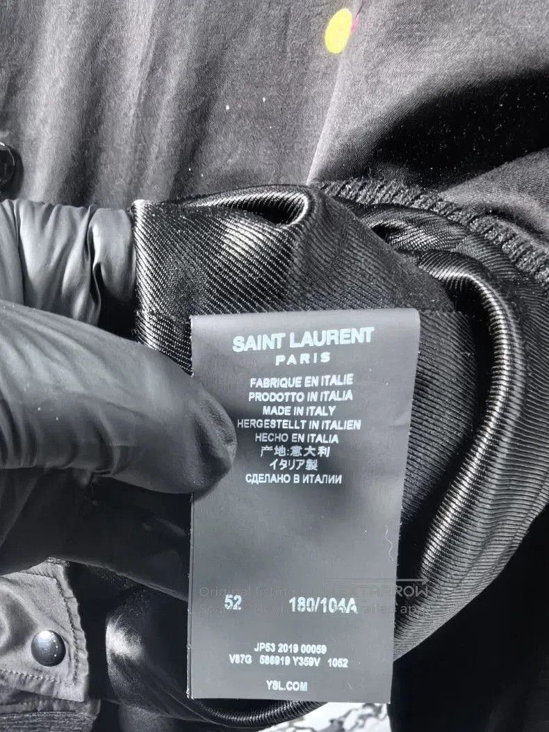Saint Laurent Paris Saint Laurent SLP Planet Graffiti Bomber Jacket. Size US XL / EU 56 / 4 - 5 Thumbnail