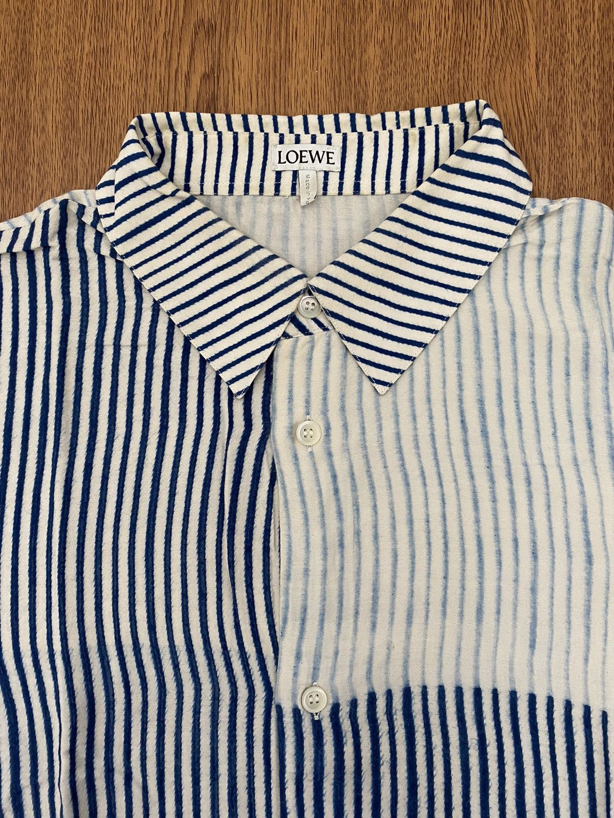 Loewe Loewe striped overshirt by J.W Anderson Size US S / EU 44-46 / 1 - 1 Thumbnail
