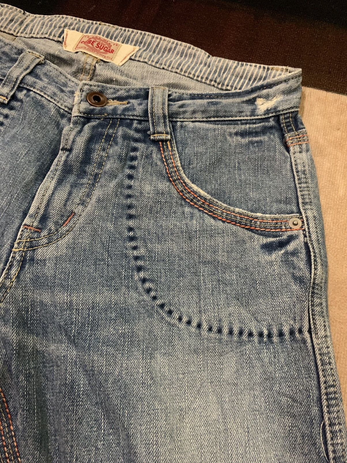 Le Grande Bleu (L.G.B.) Cube Sugar Denim Jeans Size US 29 - 8 Thumbnail