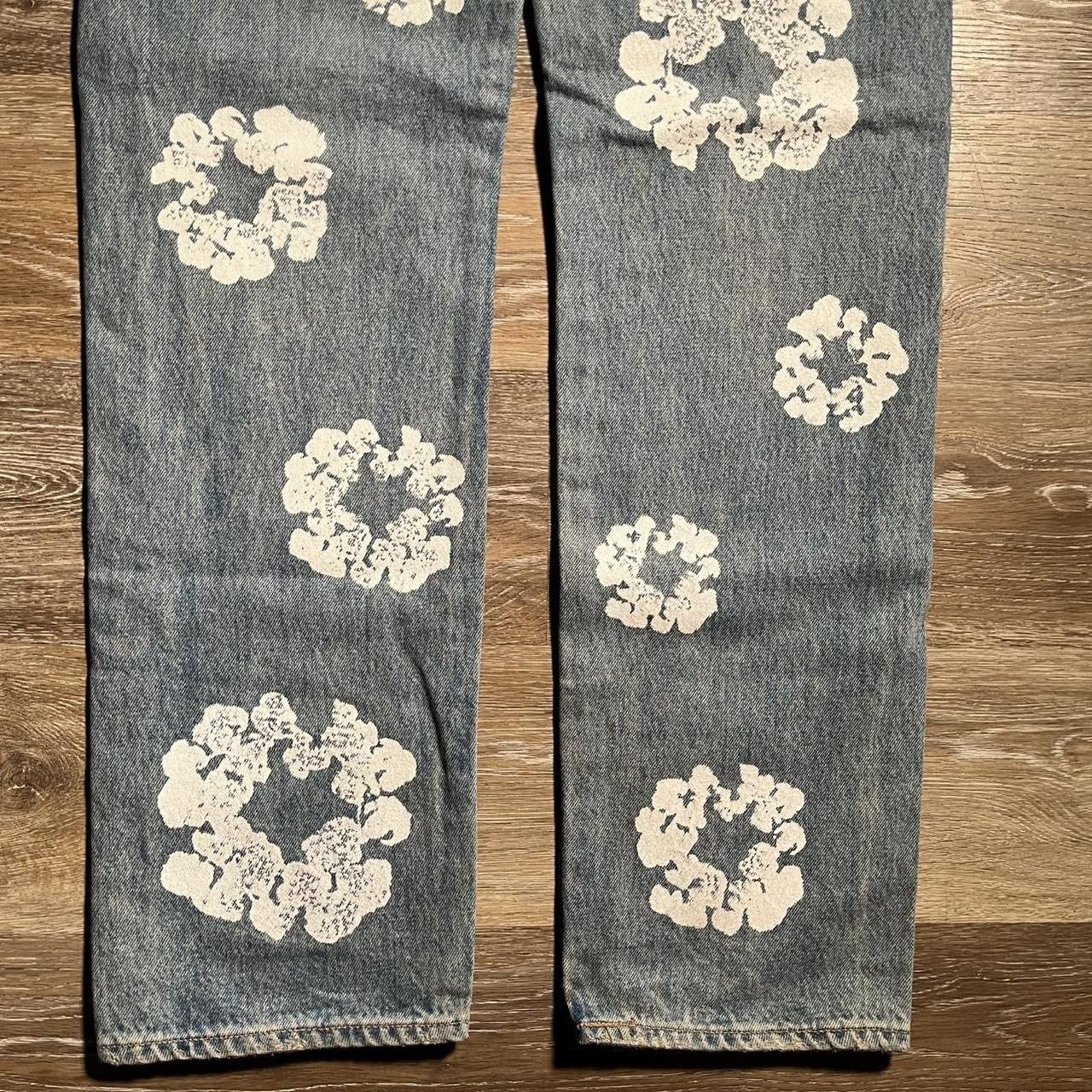 DENIM TEARS × Levi's OG levi’s x denim tears wreath blue jeans Size US 33 - 4 Thumbnail