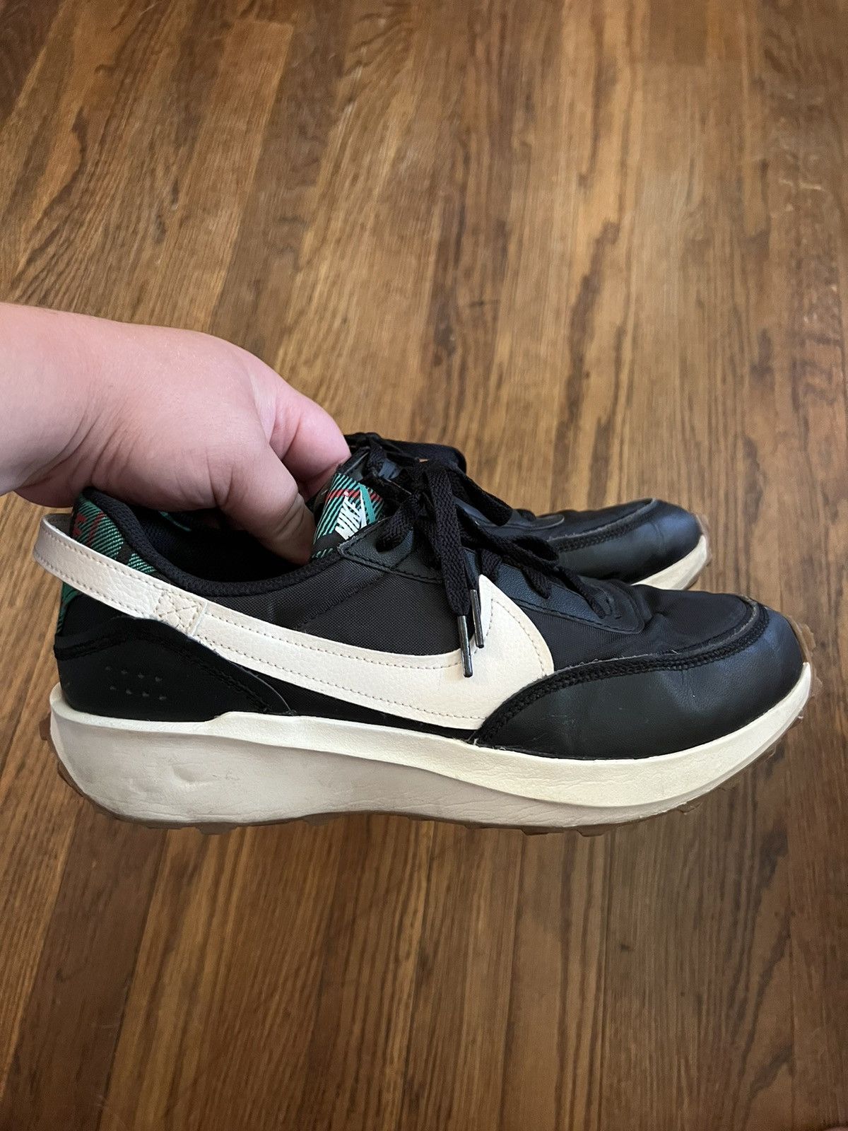Nike NIKE WAFFLE DEBUT PRM TRAINER BLACK/PALE IVORY MEN'S 8.5 Size US 8.5 / EU 41-42 - 1 Thumbnail
