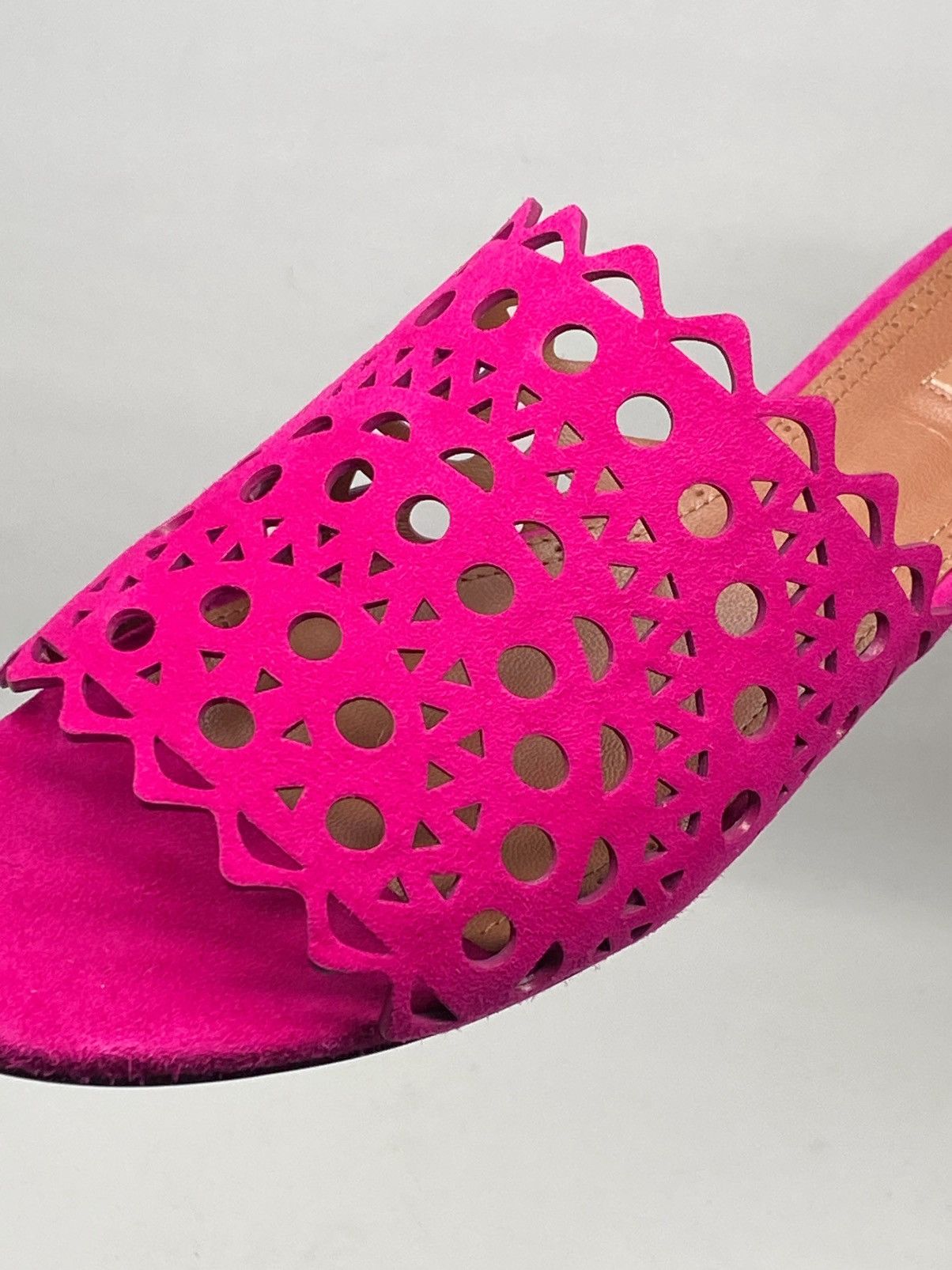 Alaia Alaia Vienne Suede Flat Sandals size 39 Size US 9 / IT 39 - 8 Thumbnail