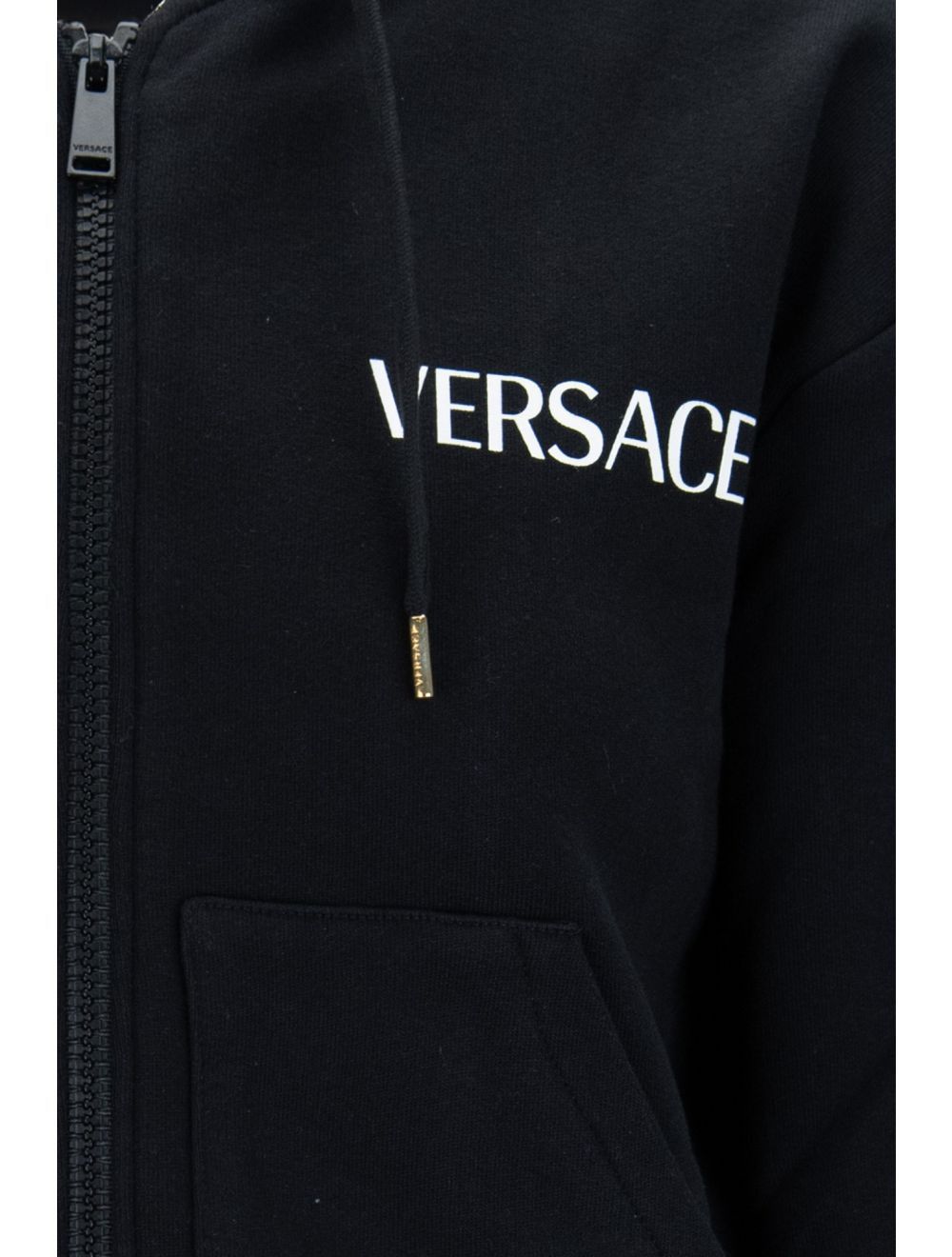 Versace o1y0525 Logo Hoodie in Black Size US XL / EU 56 / 4 - 2 Thumbnail