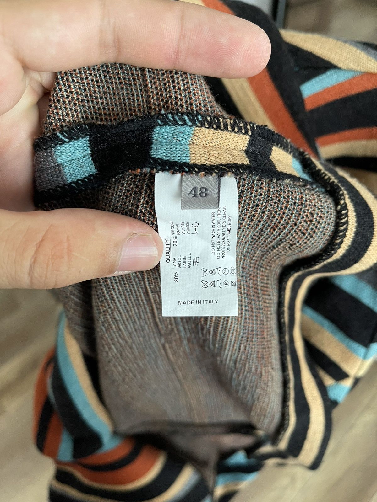 Missoni Missoni Italy Women Wool Jacket Size XL / US 12-14 / IT 48-50 - 8 Thumbnail
