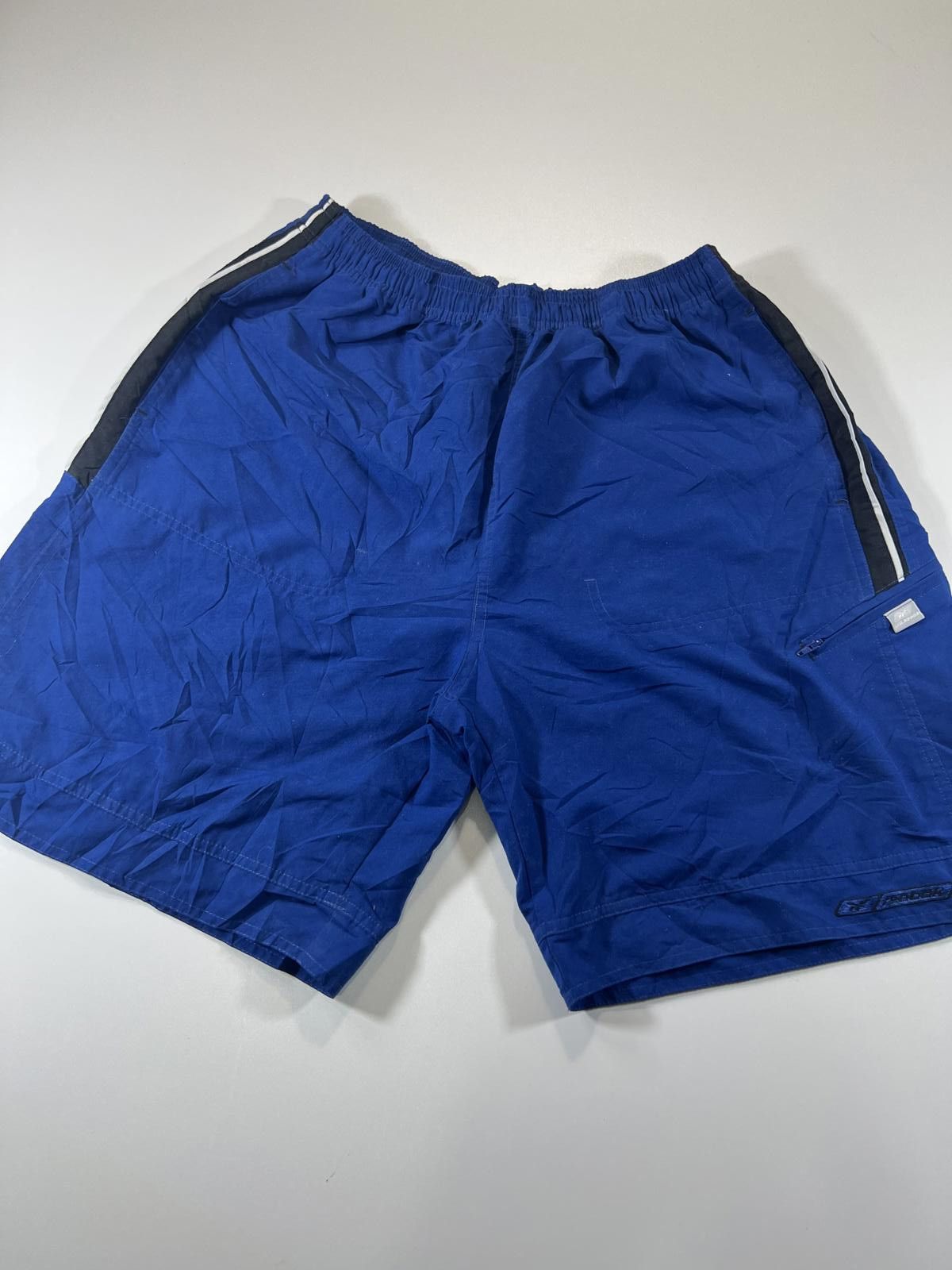 Other Reebok Blue Athletic Shorts with Side Zipper Pocket L Size US 34 / EU 50 - 1 Thumbnail