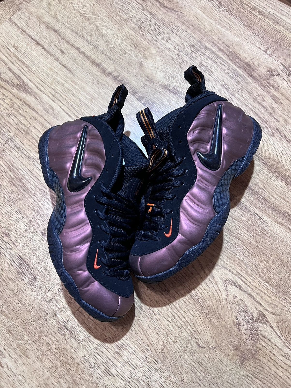 image of Nike Foamposite Pro Hyper Crimson Sneakers in Bordeaux, Men's (Size 10)