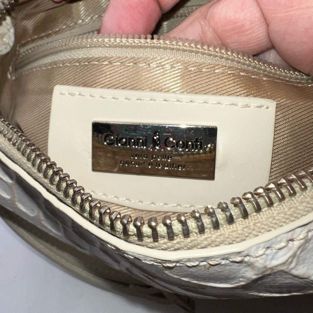 Other Gianni Conti Vintage Snake Embossed Leather Crossbody Bag ** Size ONE SIZE - 9 Thumbnail