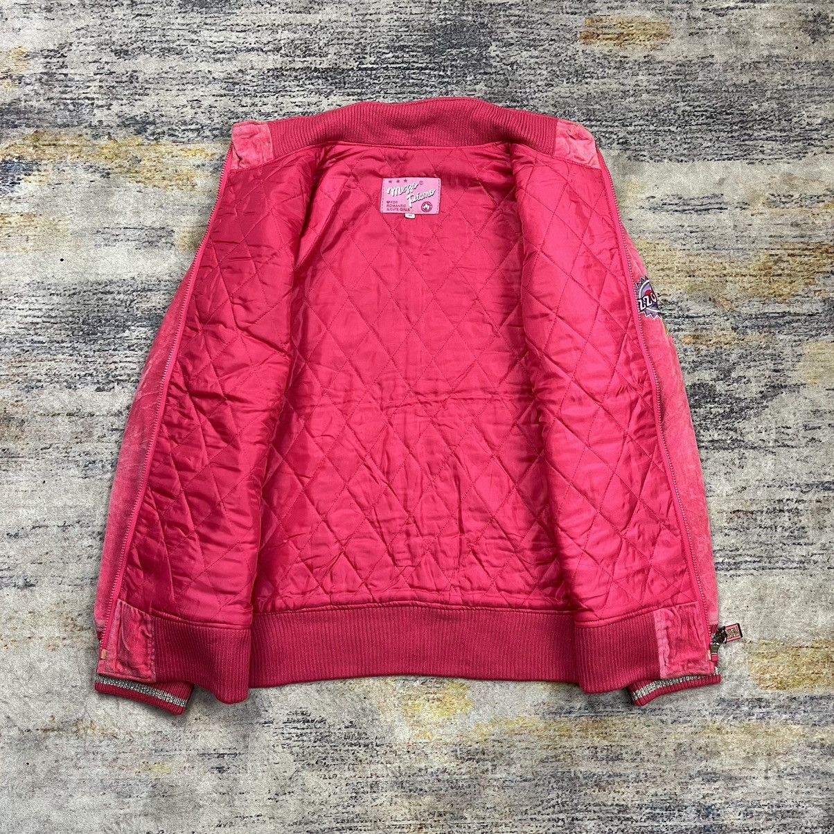 Angel Blue × Hysteric Glamour × Japanese Brand Vintage y2k 90s Mezzo Piano pop patches velvet jacket Size L / US 10 / IT 46 - 8 Thumbnail
