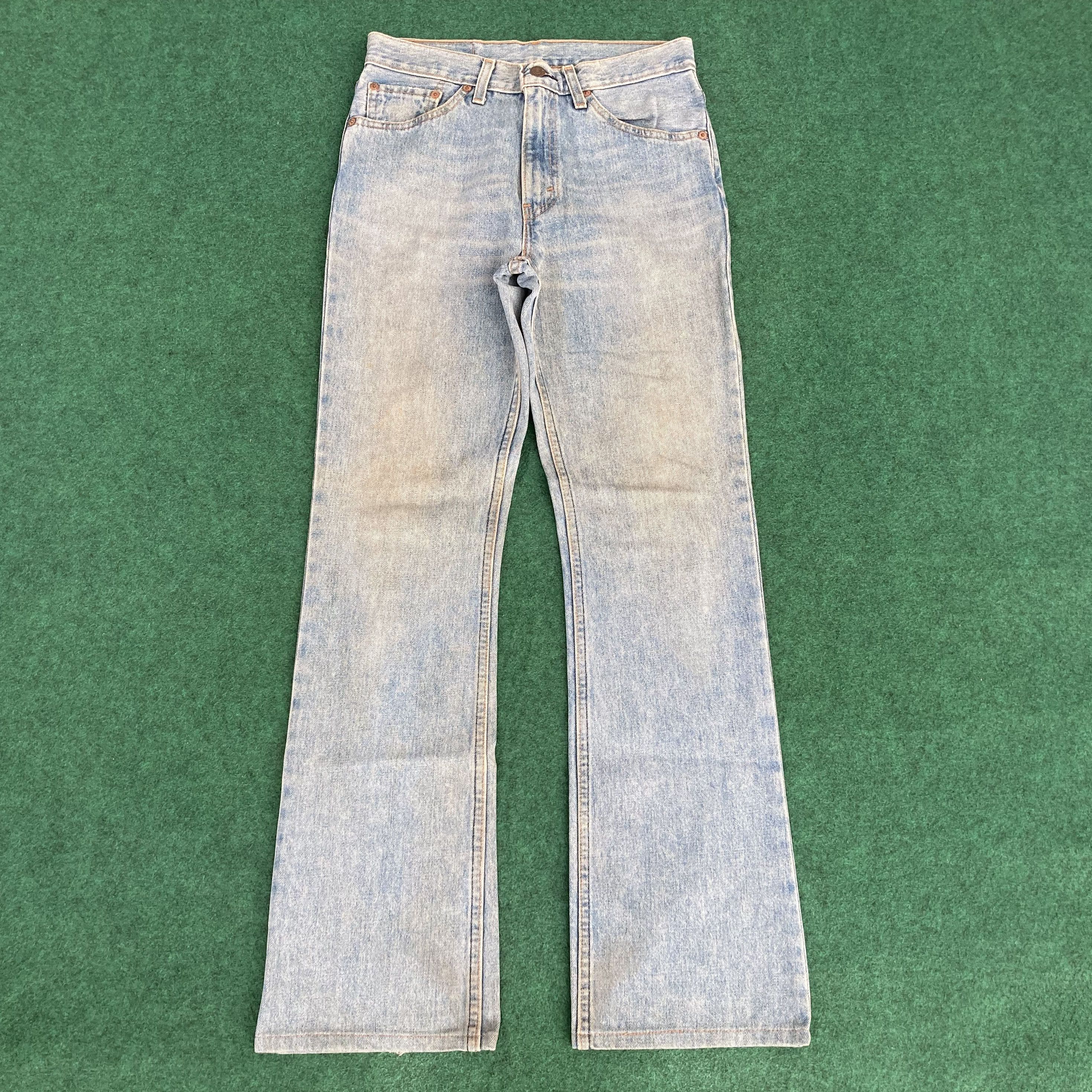 Levi's Vtg Levis 517 Denim Bootcut Sz 29 Faded Punk Grunge Jeans Size US 29 - 1 Thumbnail
