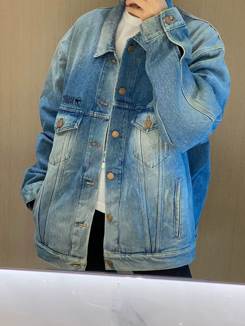 Balenciaga Balenciaga Retro washed denim jacket Size US XS / EU 42 / 0 - 1 Thumbnail