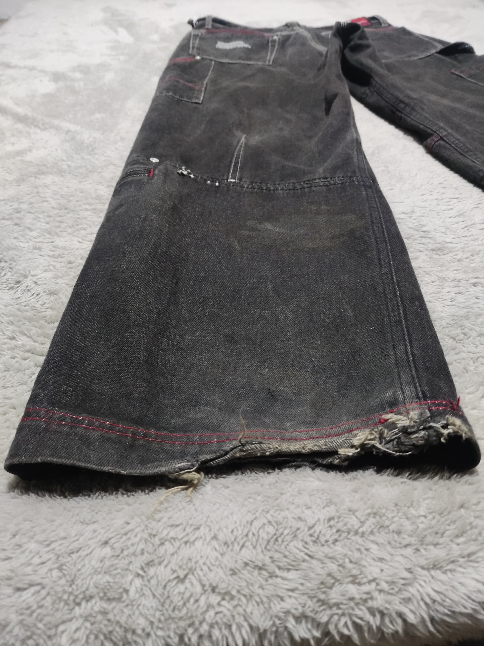 Japanese Brand 2000s Vintage Transer Hip Hop Culture Jnco Baggy Jeans Size US 34 / EU 50 - 14 Thumbnail
