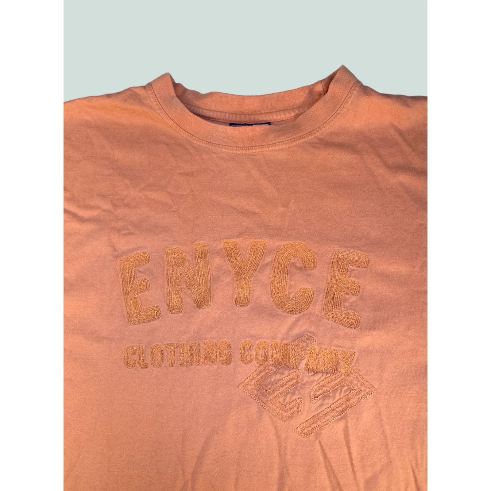 Enyce VINTAGE Enyce Clothing Company T-Shirt 2XL Orange Embroidered Logo Hip Hop Y2K Mens Shirt Size US XXL / EU 58 / 5 - 1 Thumbnail
