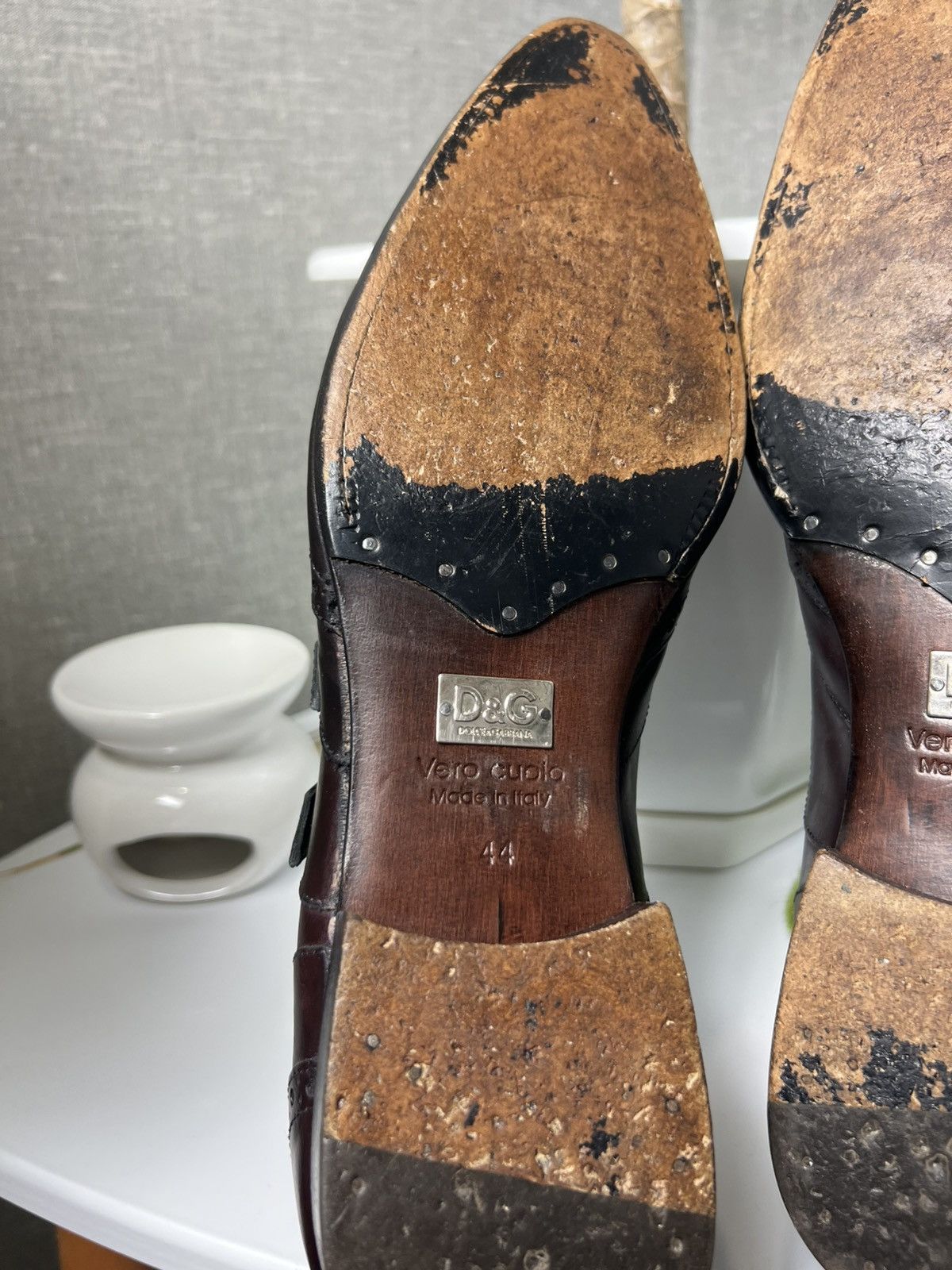 Dolce & Gabbana Dolce & Gabbana Double Monk Leather Shoes Size 44 D&G Size US 11 / EU 44 - 19 Thumbnail