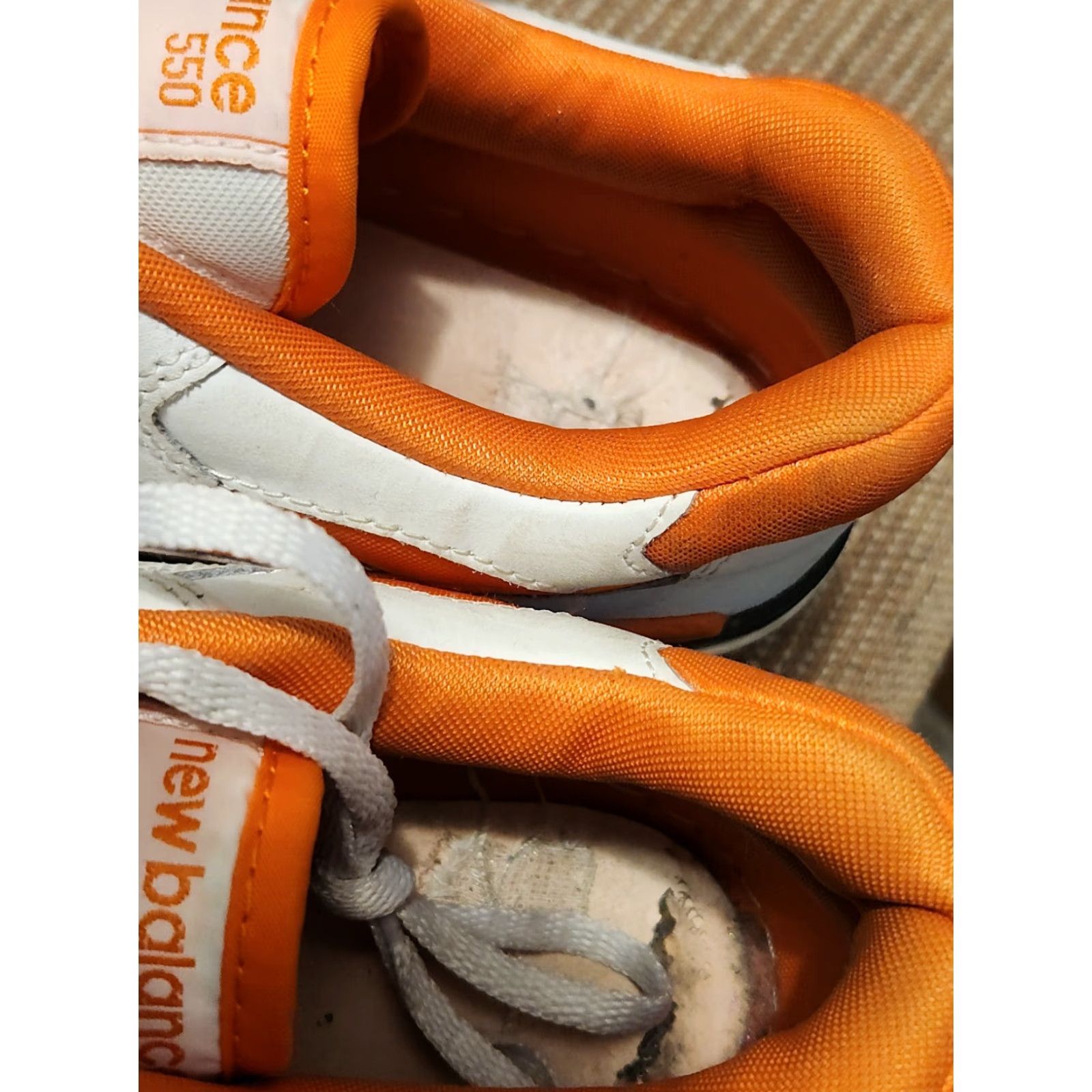 New Balance New Balance 550 Syracuse Orange White BB550HG1 10.5 US Men Sneaker White Size US 11 / EU 44 - 7 Thumbnail