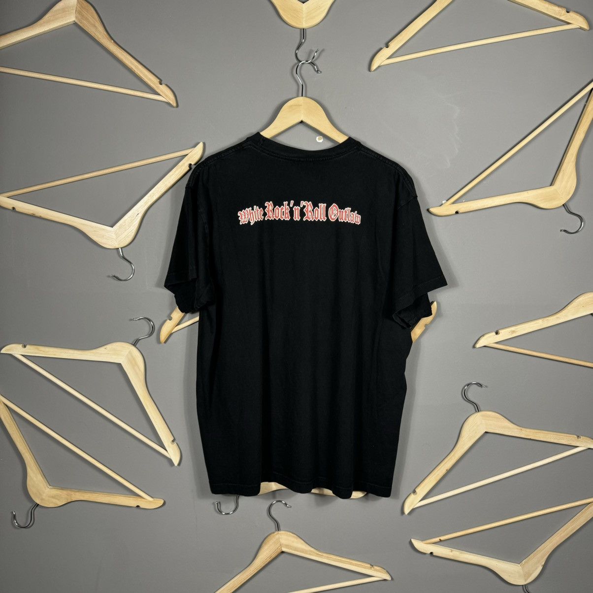 Band Tees × Vintage White Resistance White Rock 'N' Roll Outlaws Band T-Shirt Size US XL / EU 56 / 4 - 3 Thumbnail