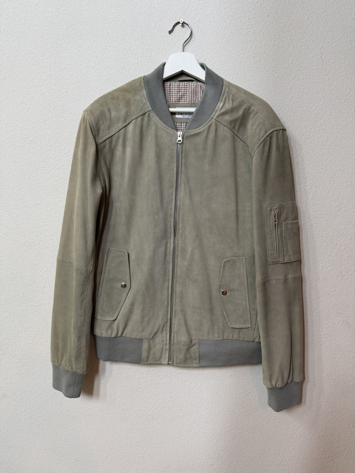 Epaulet Greige ghost suede bomber 50 Size US L / EU 52-54 / 3 - 1 Thumbnail