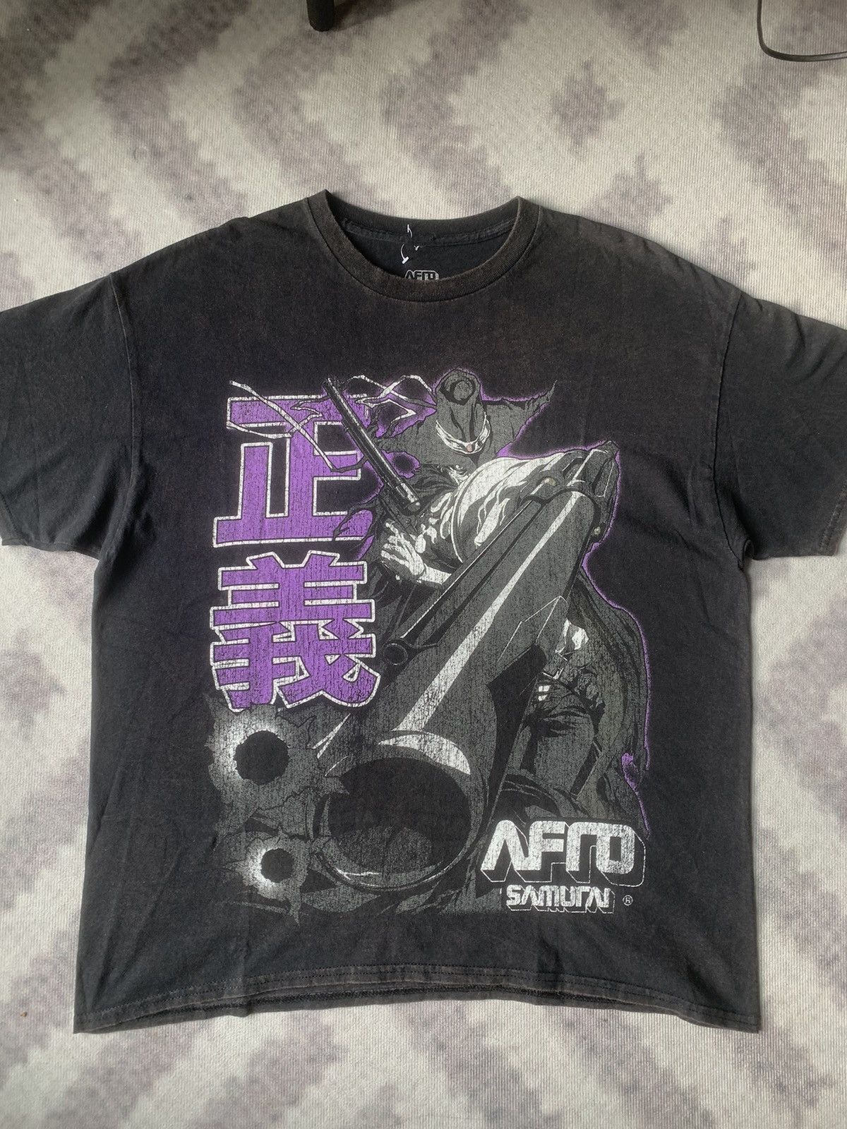 Anime Afro Samurai Anime Tshirt Size US XL / EU 56 / 4 - 2 Thumbnail