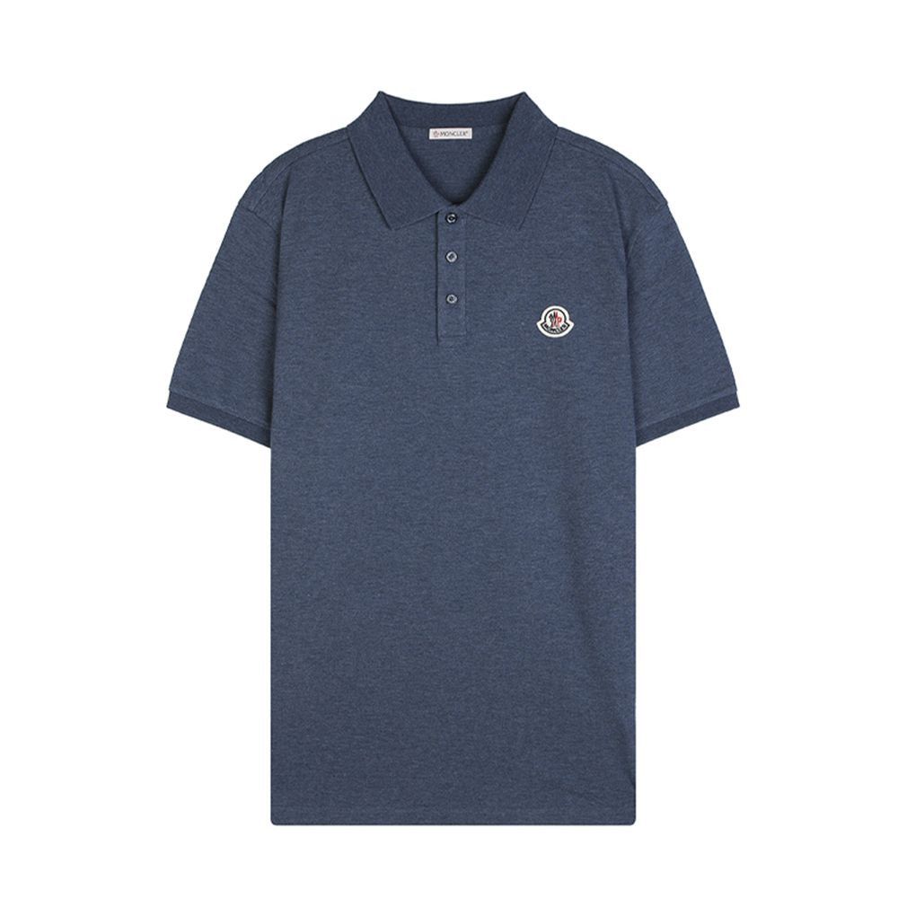 Moncler Moncler Logo Patch Polo T-Shirt Blue Size US S / EU 44-46 / 1 - 1 Thumbnail