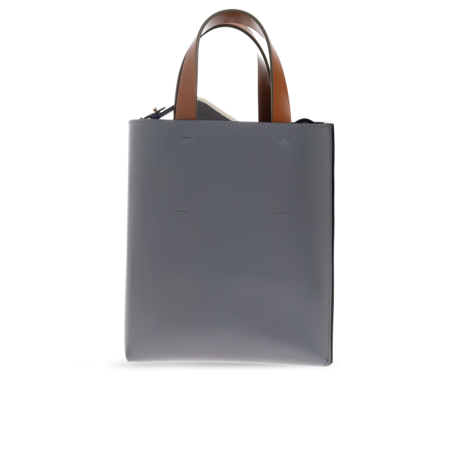 Marni MARNI Museo Mini Blue Top Handle Bag New & Authentic Size ONE SIZE - 2 Thumbnail