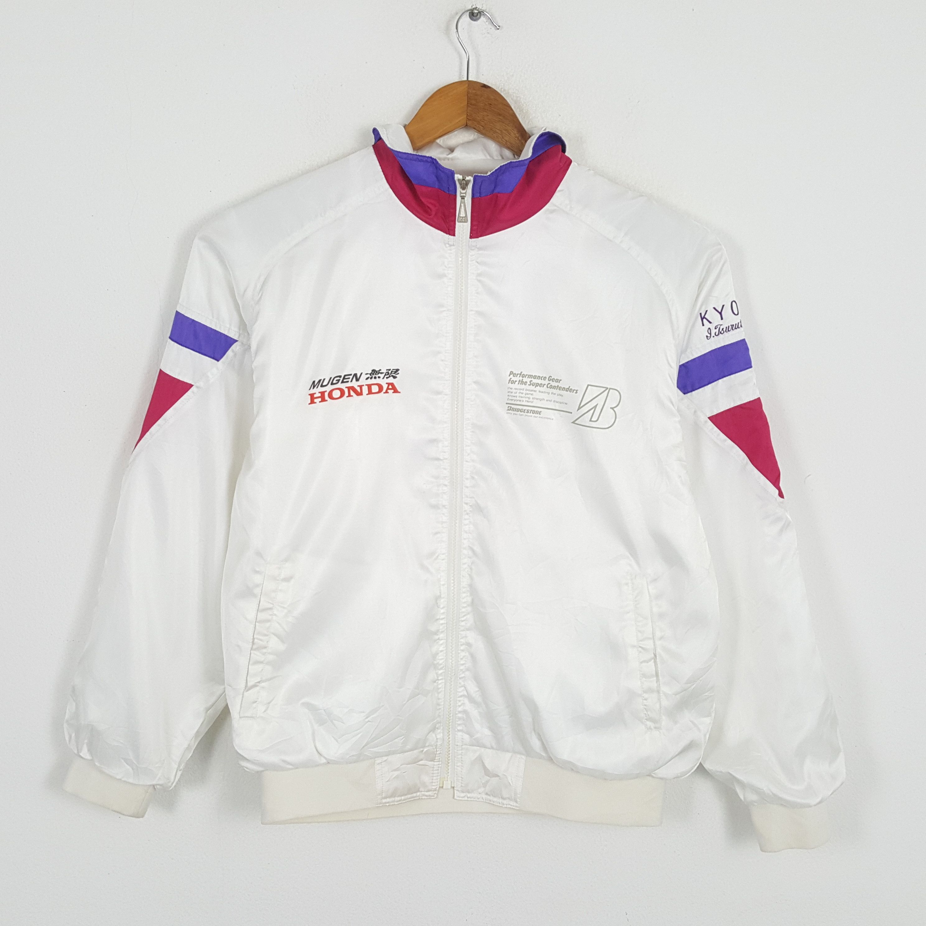Honda × Vintage Vintage BRIDESTONE MUGEN HONDA Racing Team Custom Jacket Size US L / EU 52-54 / 3 - 3 Thumbnail