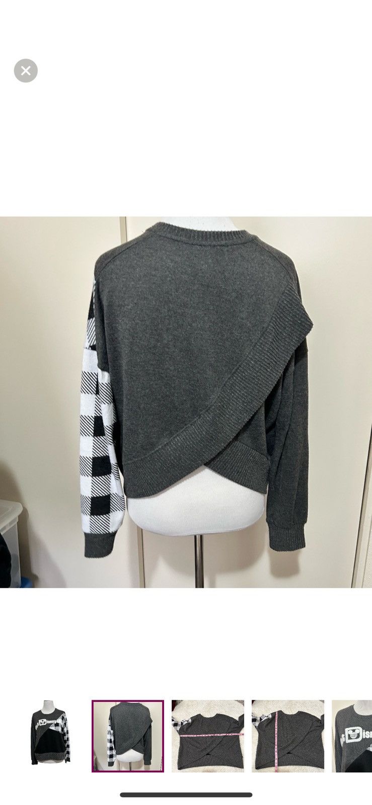 Disney Disney small Walt Disney world colorblock sweater Size S / US 4 / IT 40 - 4 Thumbnail