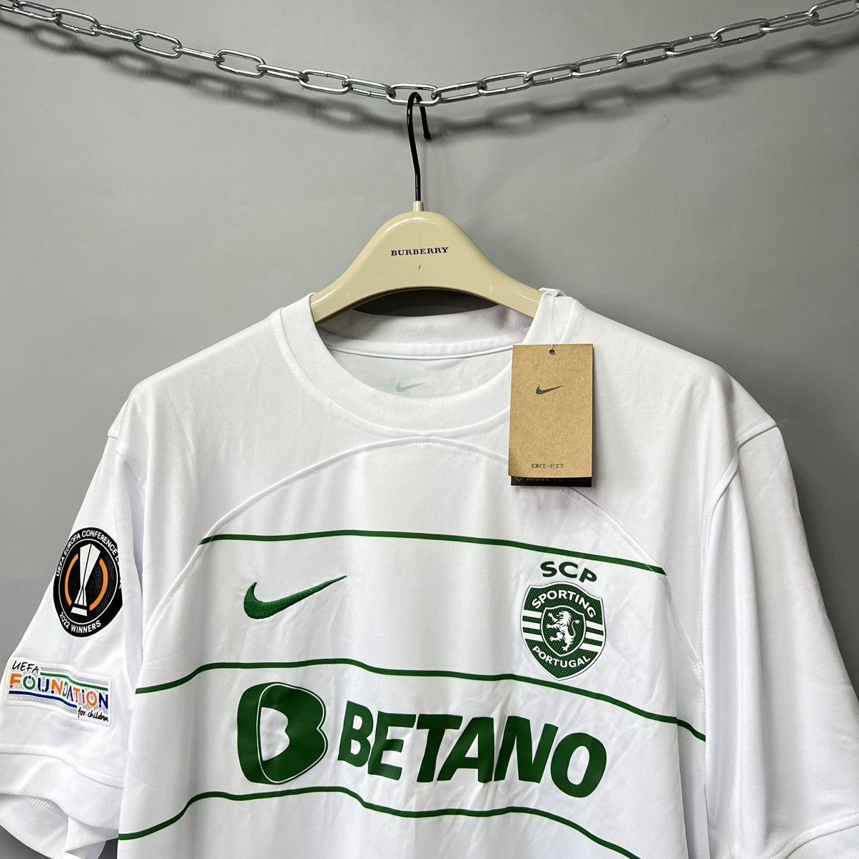 Nike Sporting CP Lisboa 2022 Betano Nike shirt jersey away NEW Size US XXL / EU 58 / 5 - 3 Thumbnail