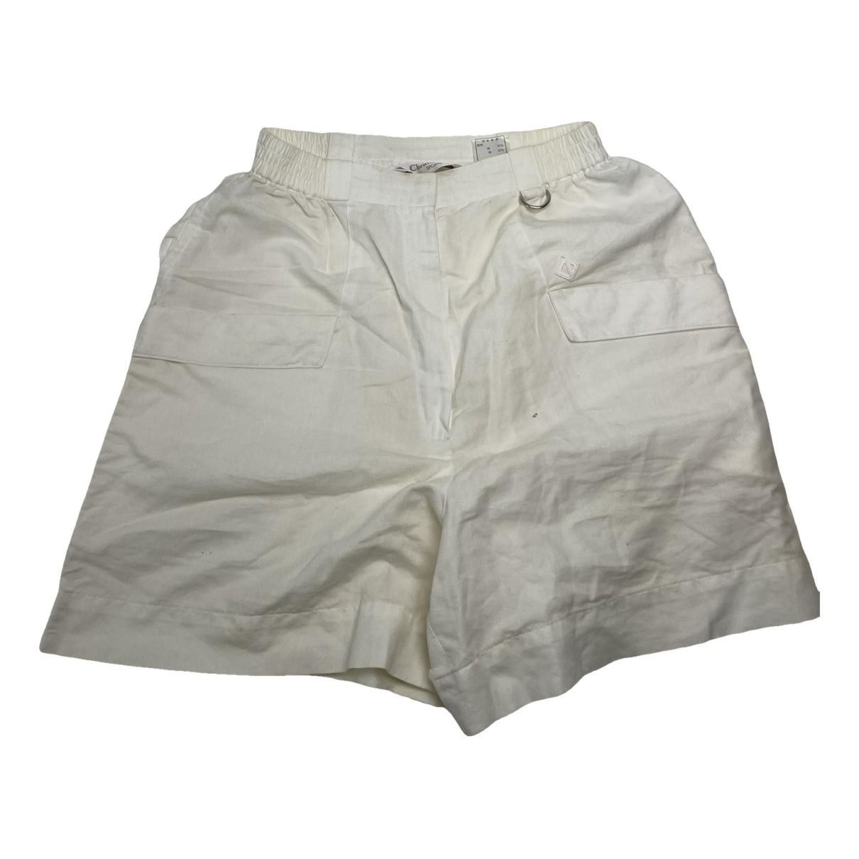 Dior White Linen Short Size 30" / US 8 / IT 44 - 1 Thumbnail