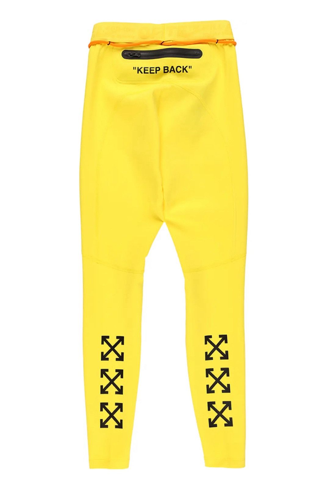 Nike × Off-White Nike x Off White KEEP BACK Running Tights Yellow Size 25" / US 0 / IT 36 - 2 Thumbnail