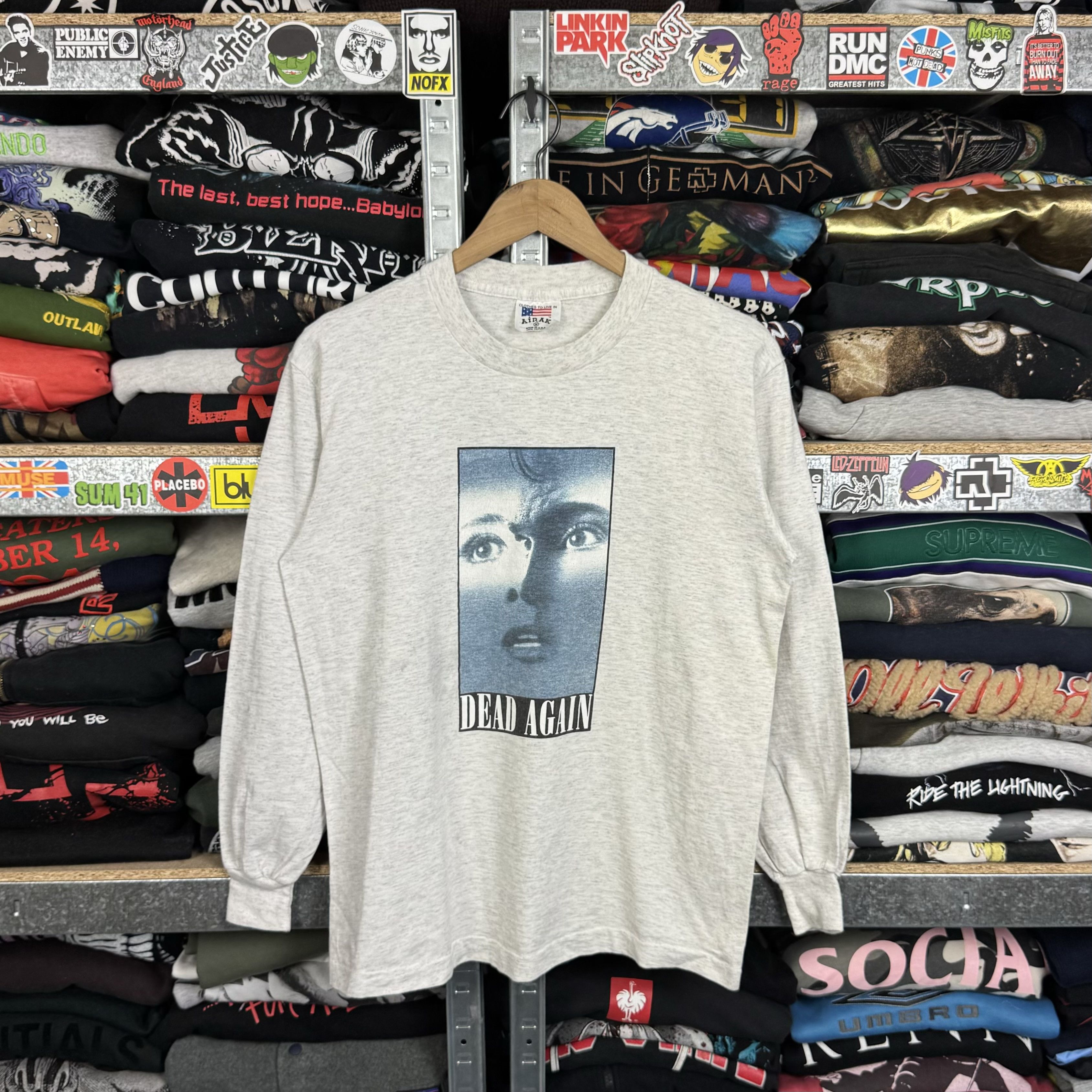 Vintage 1991 DEAD AGAIN THRILLER MOVIE FILM LONGSLEEVE TEE SHIRT Size US M / EU 48-50 / 2 - 1 Thumbnail