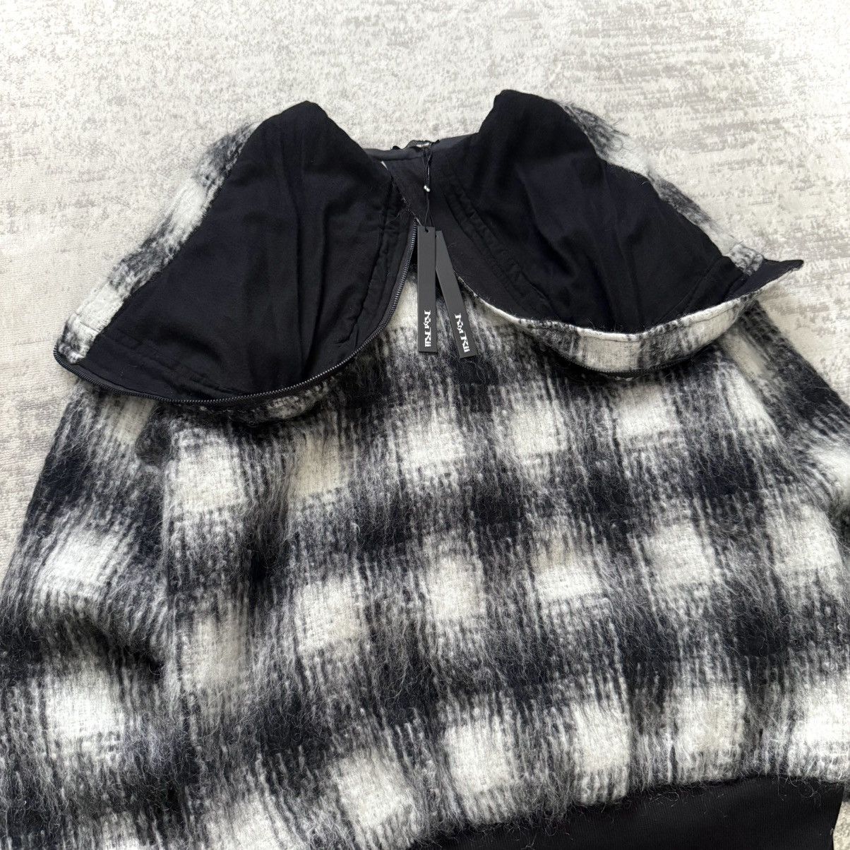 KMRii KMRii Sample Mohair Wool Check Plaid Military Parka Jacket Size US L / EU 52-54 / 3 - 6 Thumbnail