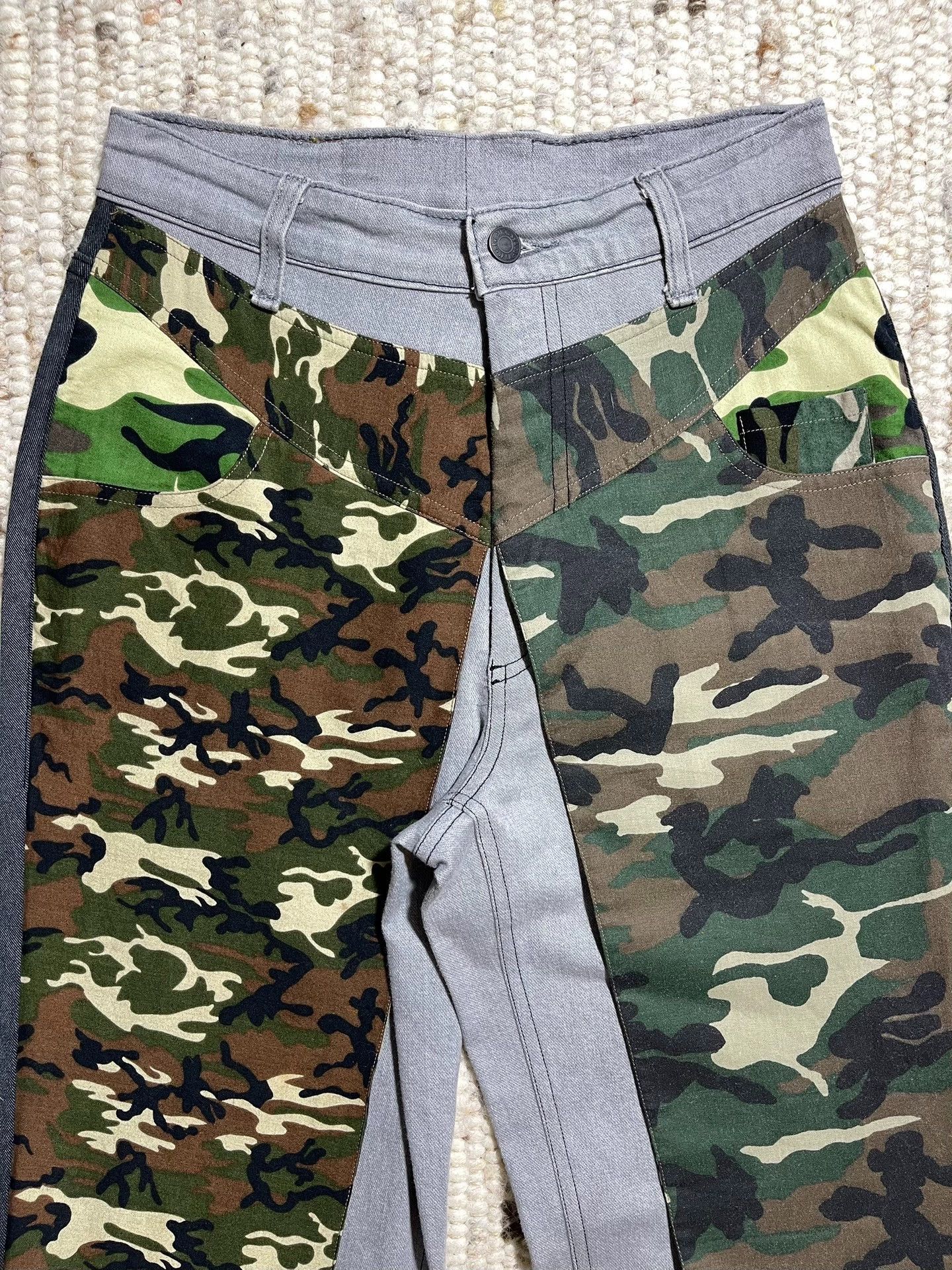 Other Mega vintage Megarments Denim Remake Camo Jeans S Size 26" / US 2 / IT 38 - 3 Thumbnail