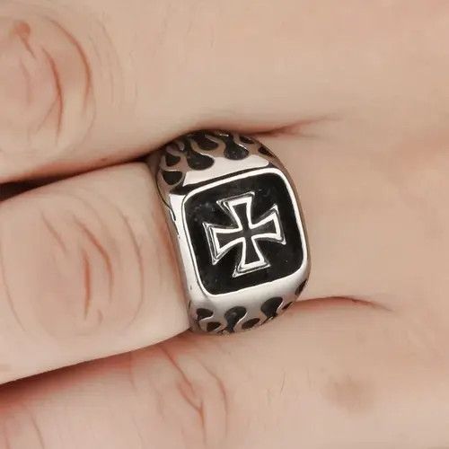 Japanese Brand × Jewelry × Vintage Silver Celtic Cross Ring Size ONE SIZE - 2 Thumbnail