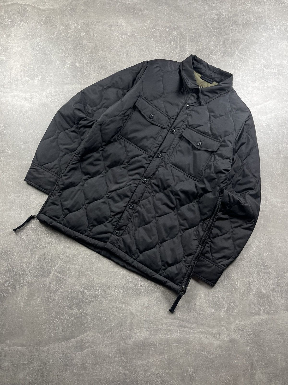 TAION TAION Military Quilted Down Shirt Jacket Black Size M Size US L / EU 52-54 / 3 - 1 Thumbnail
